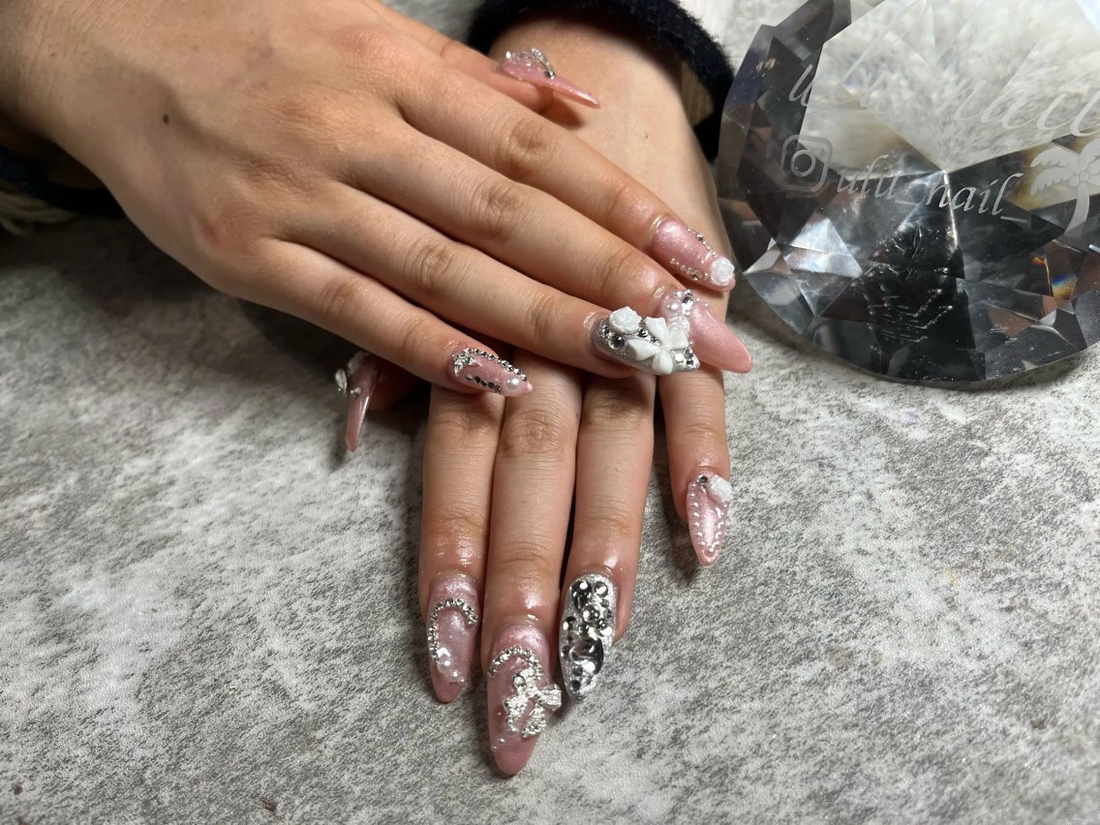 ネイル 持ち込み ネイルチップ 佐野 愛美のネイルデザイン