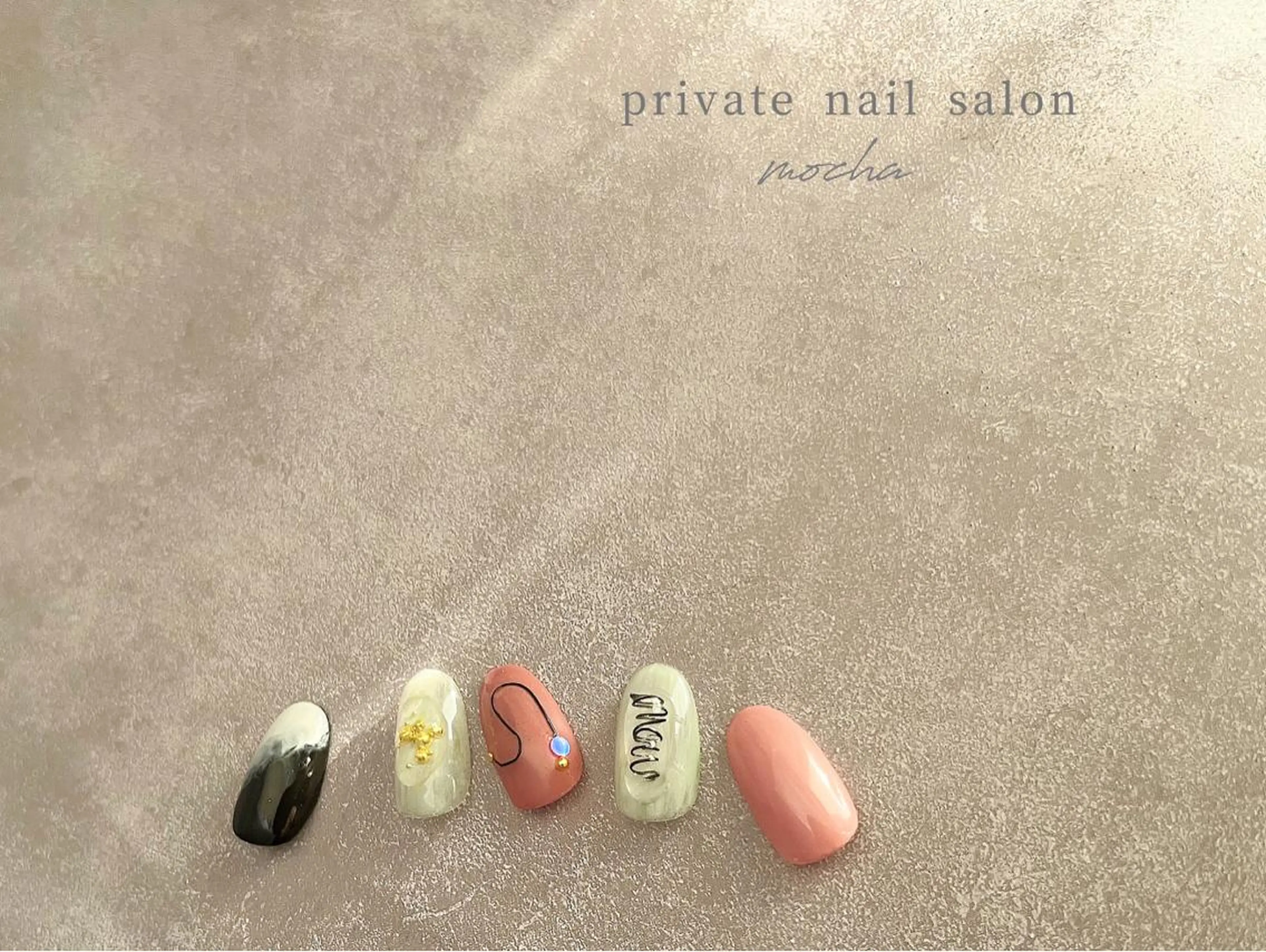 ネイル ぷっくりネイル mocha nailのネイルデザイン