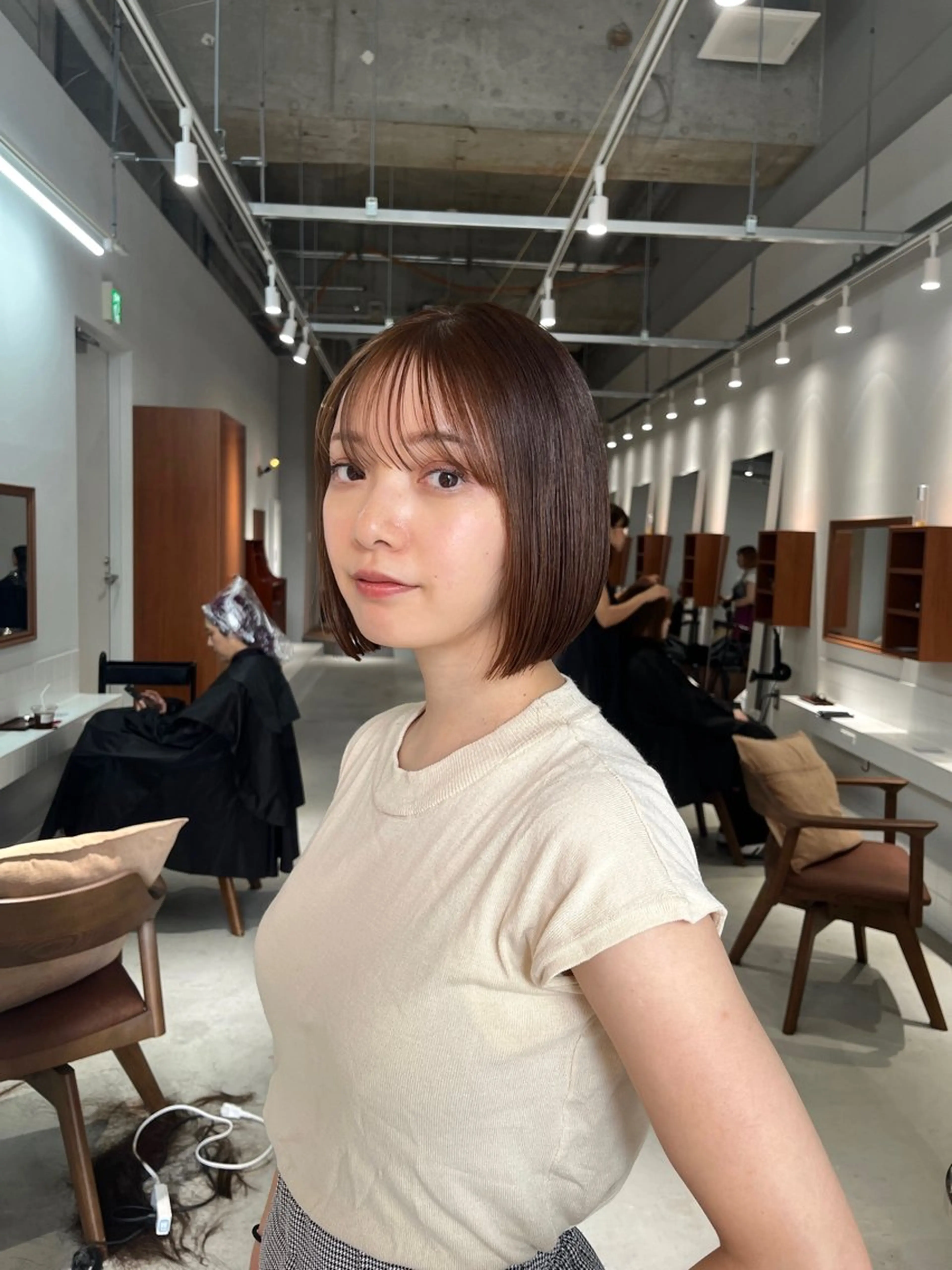 ミディアム 加藤 悠真のヘアスタイル