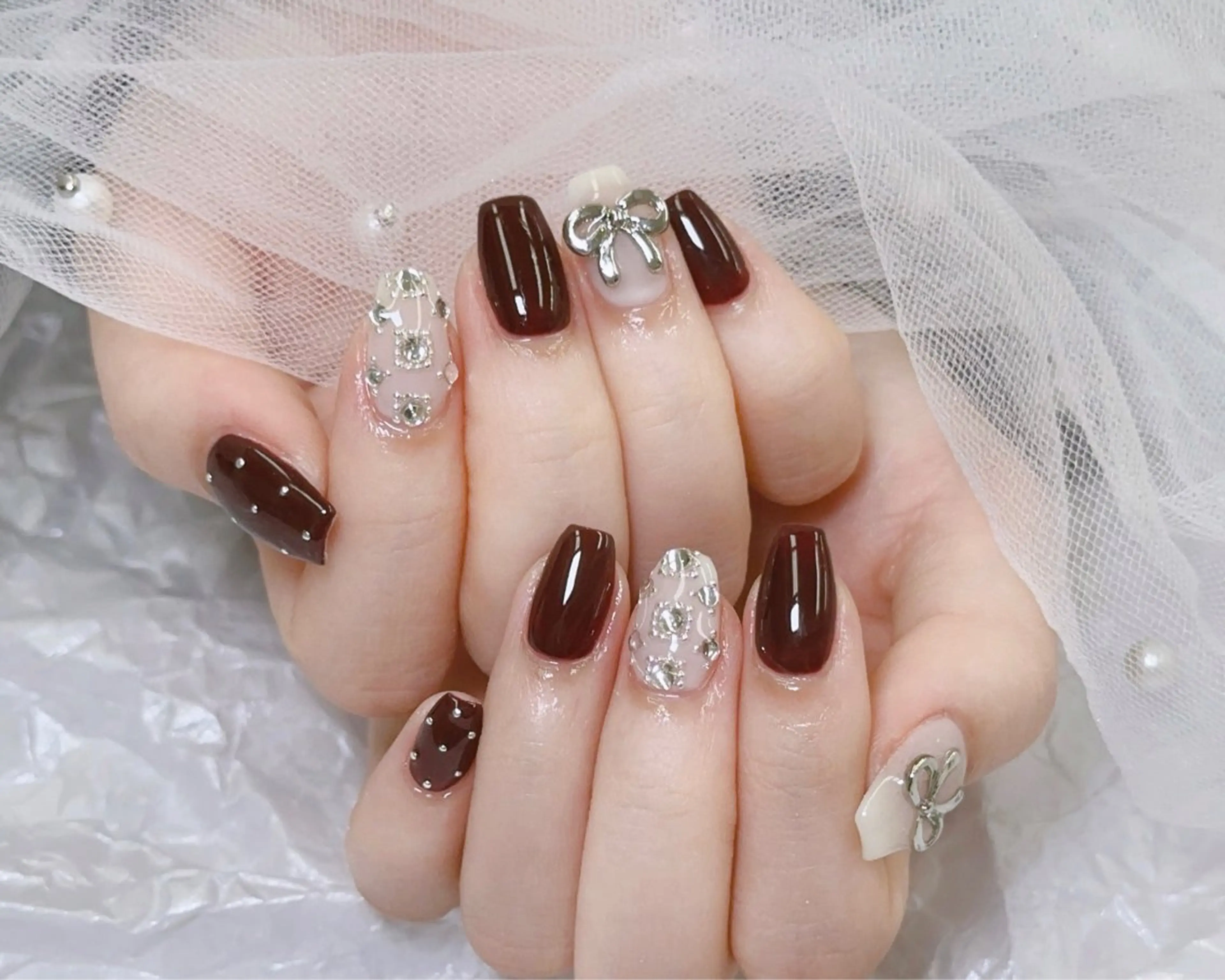 ネイル ハンドネイル RINA 🤍のネイルデザイン