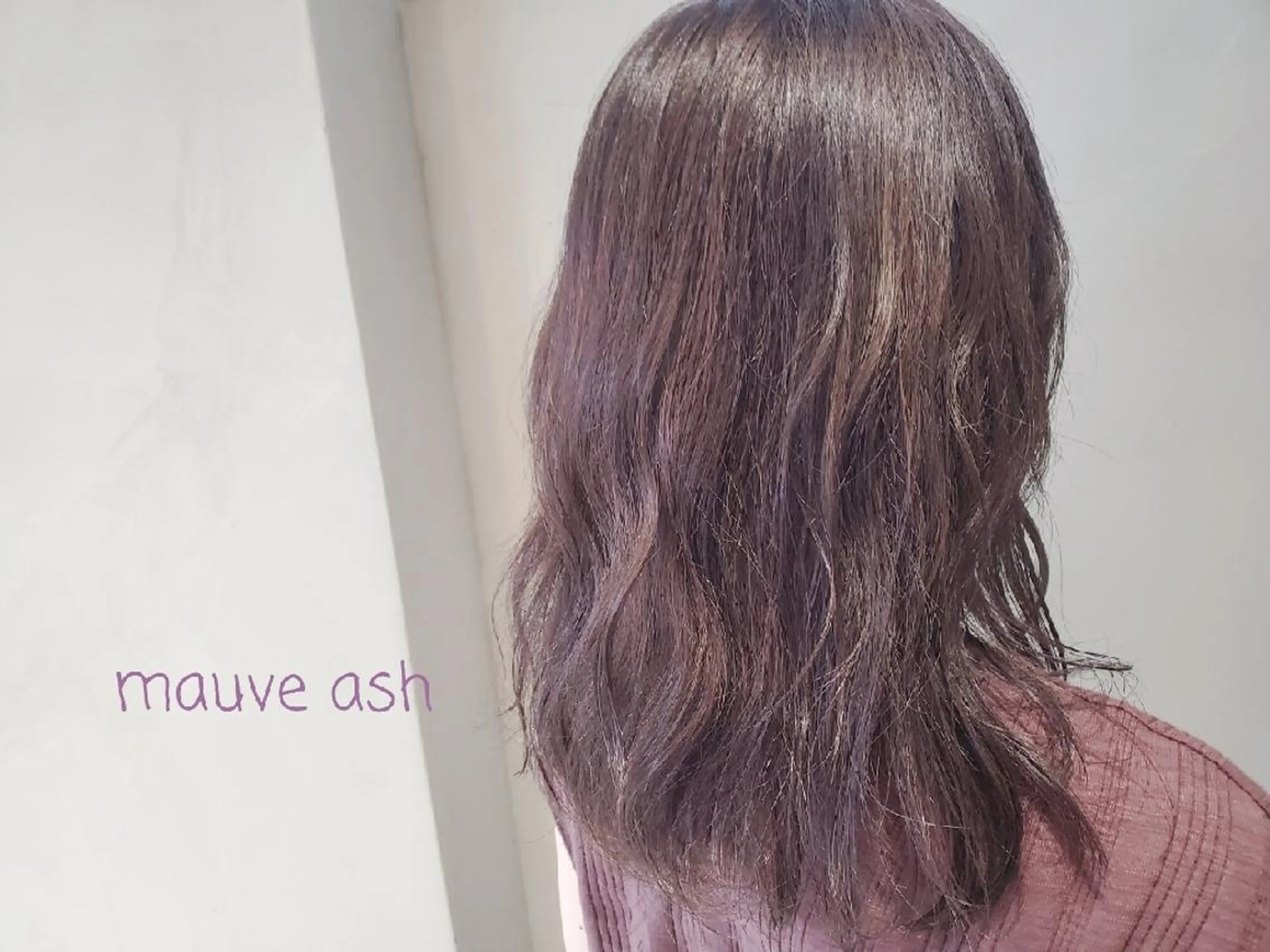 ミディアム カラー アッシュ オリーブ透明感カラー 表参道/MIKUのヘアスタイル