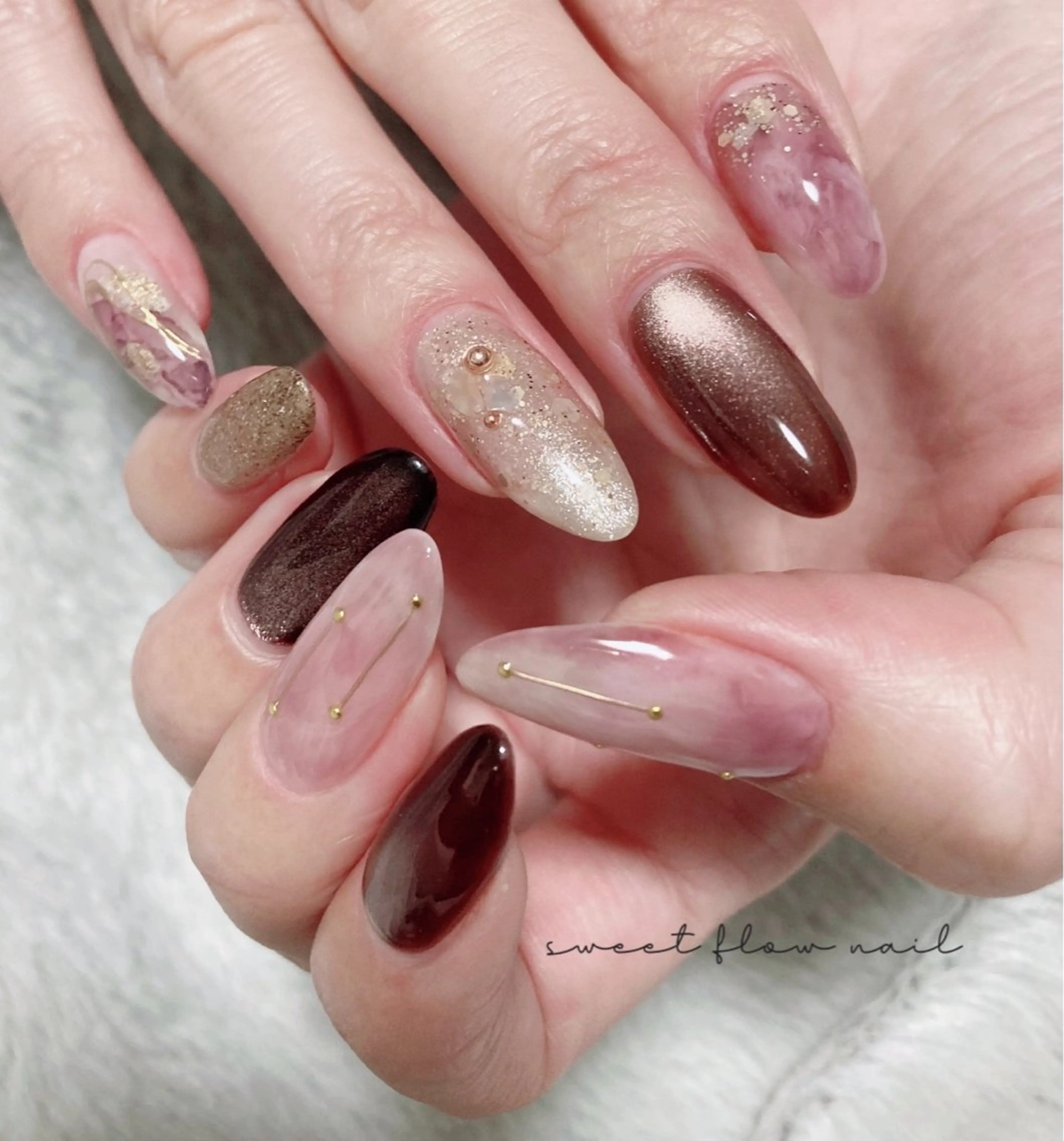 ネイル sweet flow nailのネイルデザイン