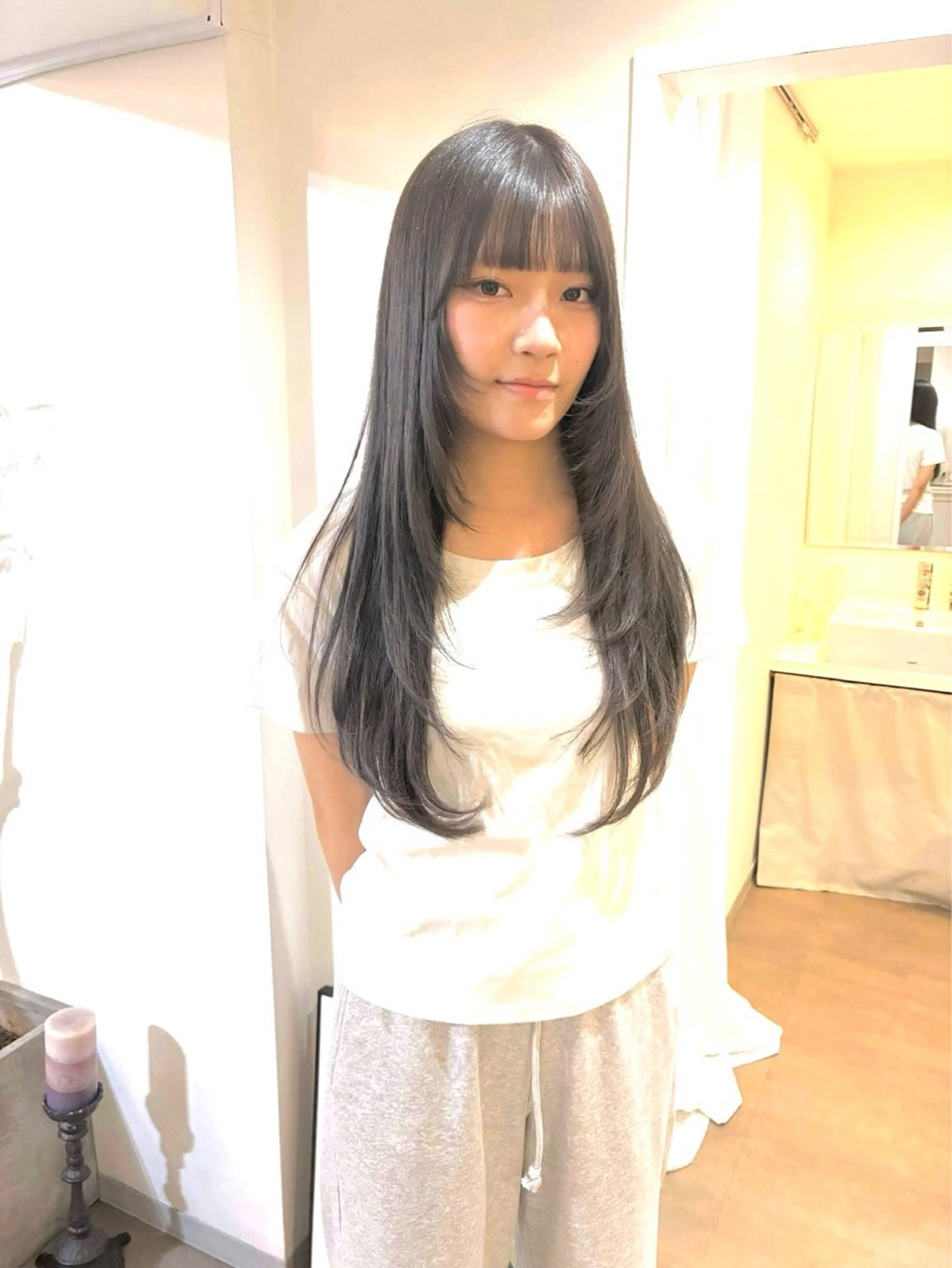 【4/14.22.28日朝9時限定】レイヤースタイル縮毛矯正＋髪質改善TR＋カット顔出しokモデルさん募集しますの写真