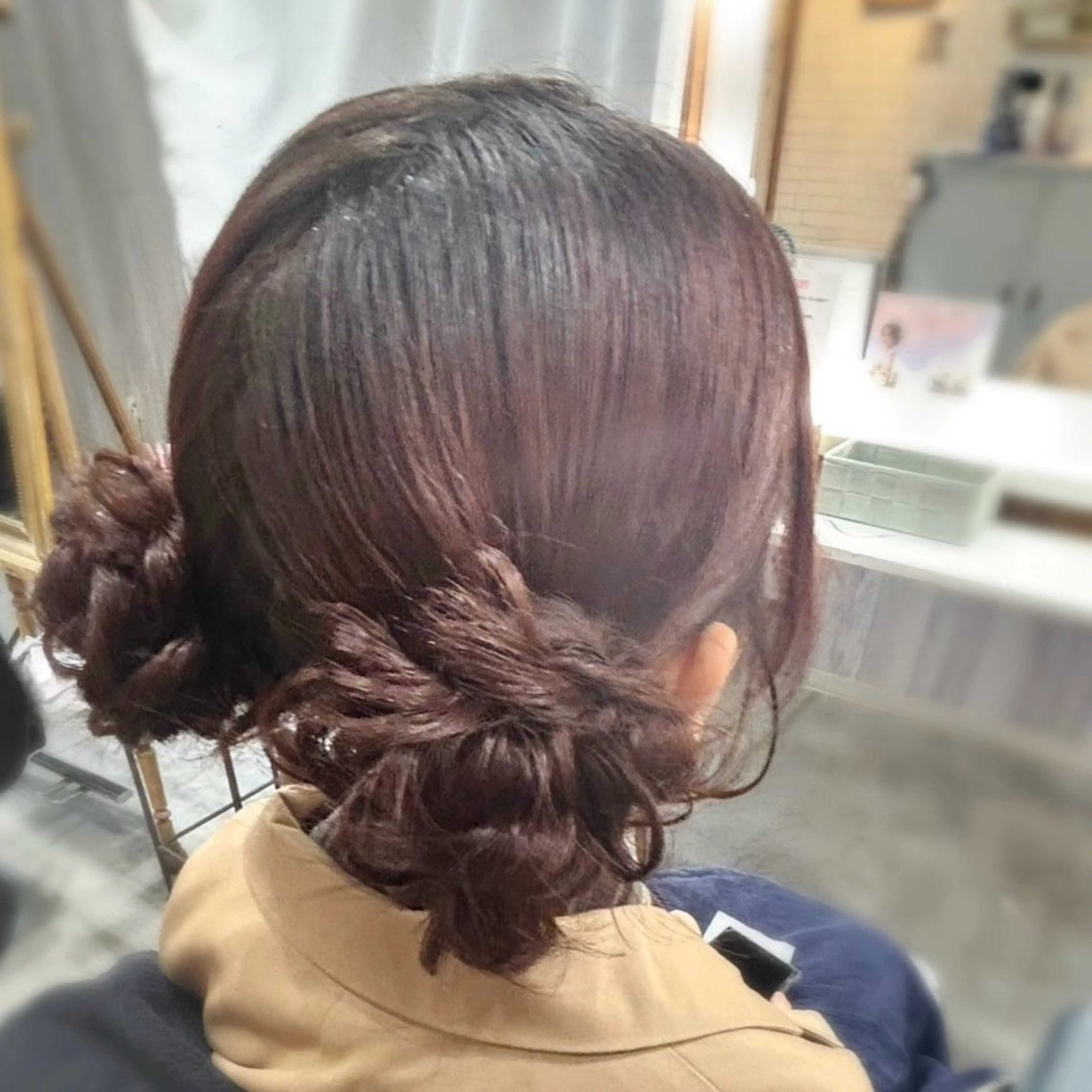 ロング ヘアアレンジ お団子ヘア Hair/Make- up❤︎saOsaのヘアスタイル