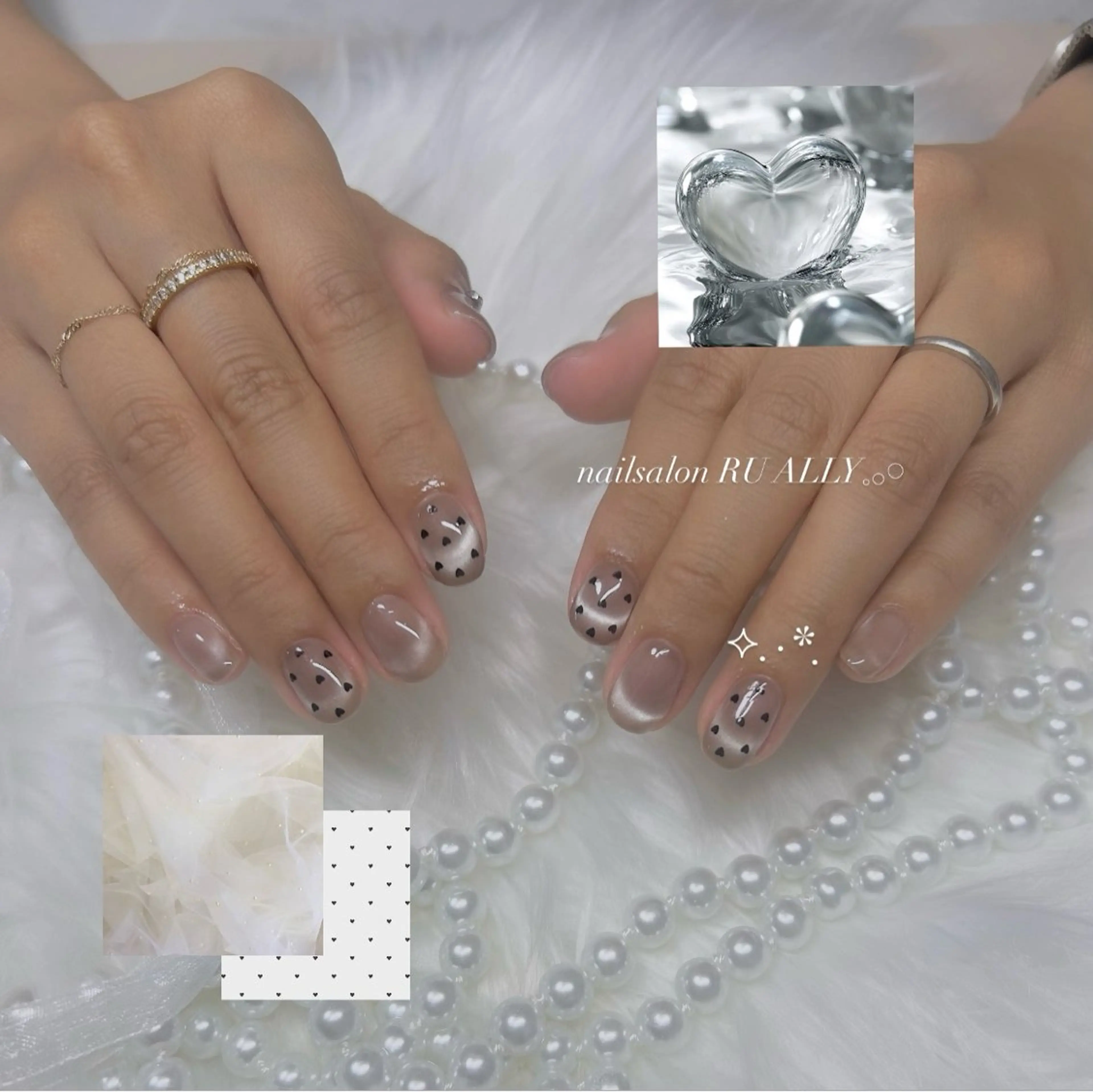 ネイル ハンドネイル nail salon RU ALLY所属・🧸RU ALLY ANN‪ෆ‪.*･ﾟのネイルデザイン