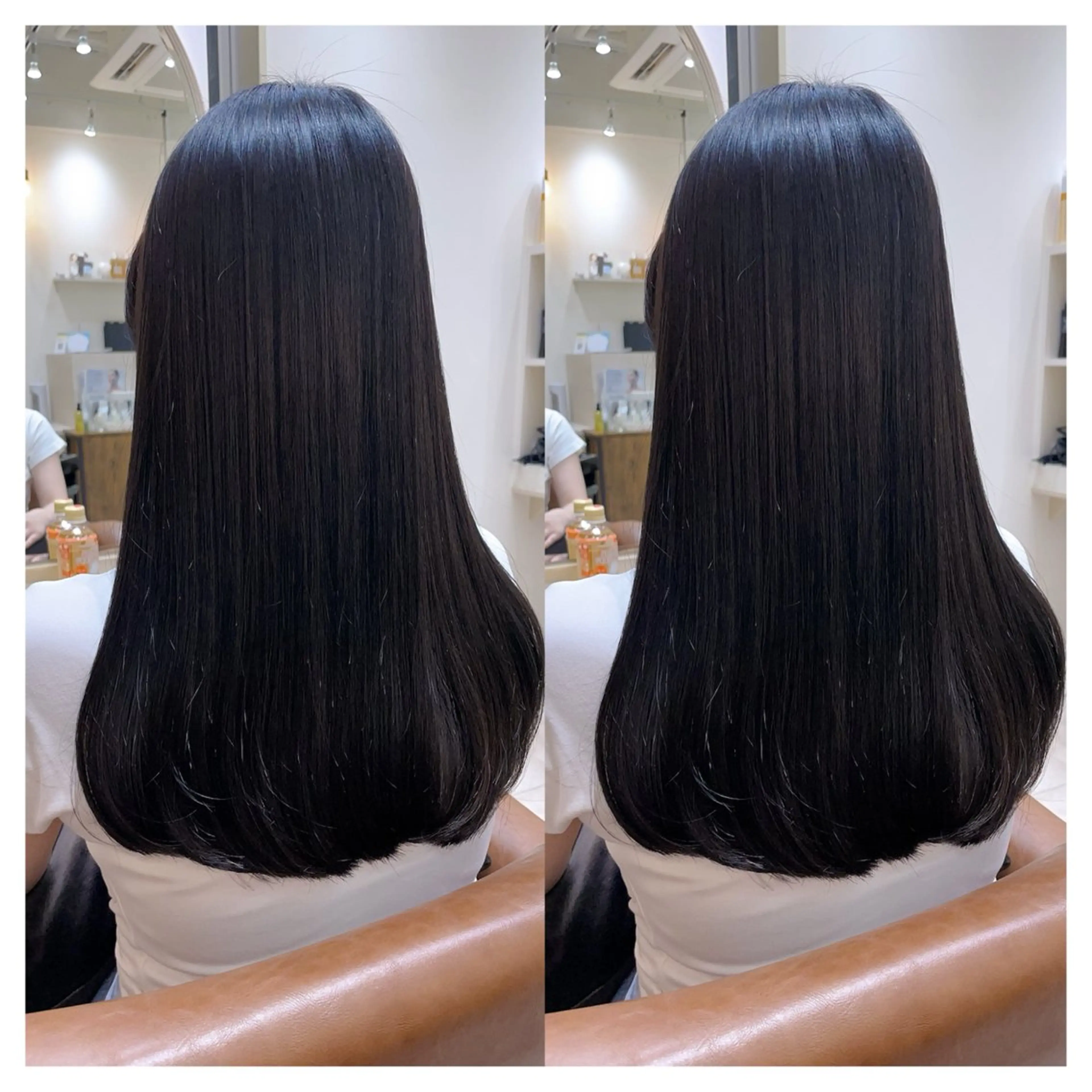 ロング カット 縮毛矯正 トリートメント 村山 茉衣のヘアスタイル