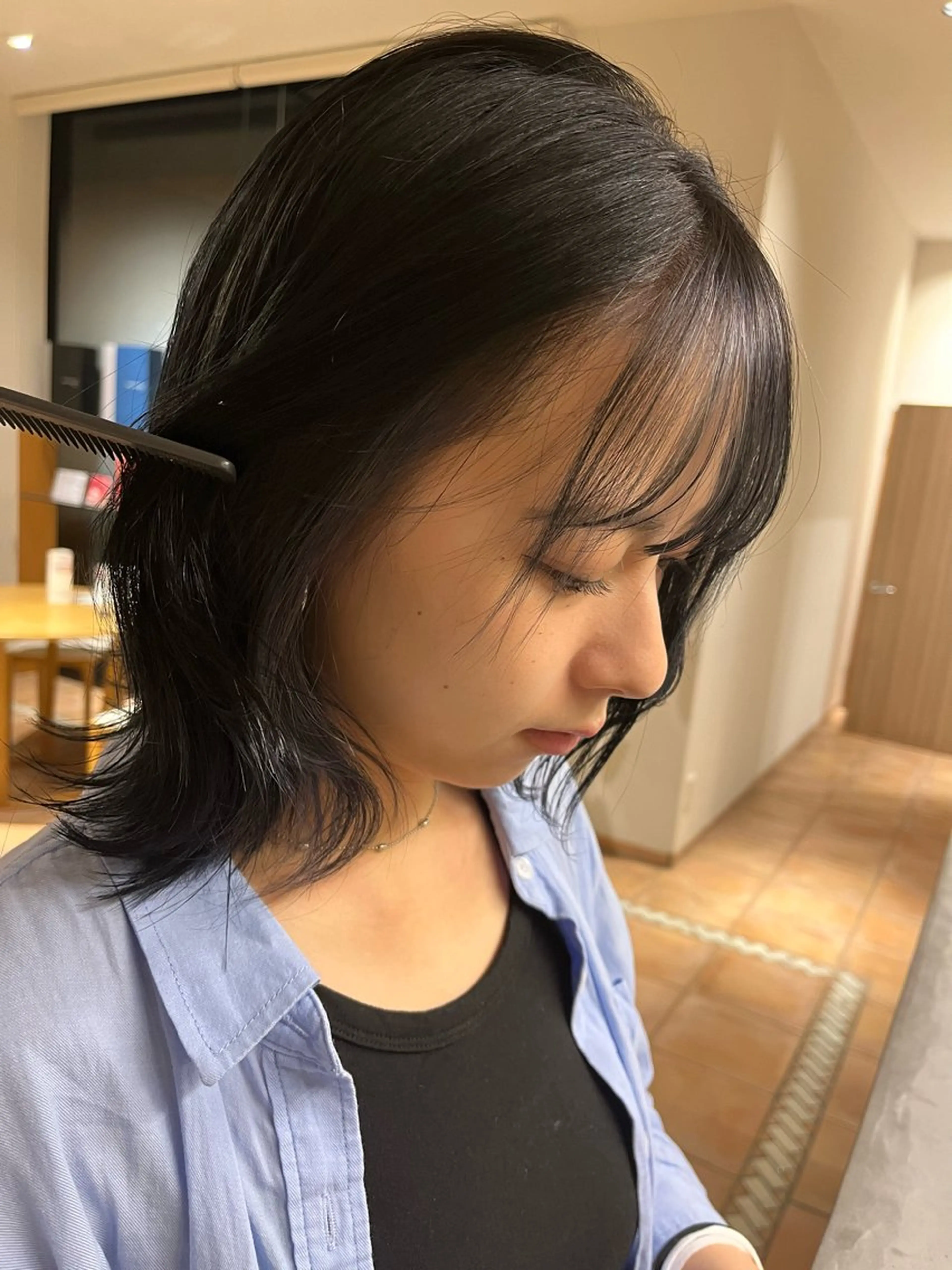 ミディアム カラー PORT HAIR ✂️北本 万実のヘアスタイル