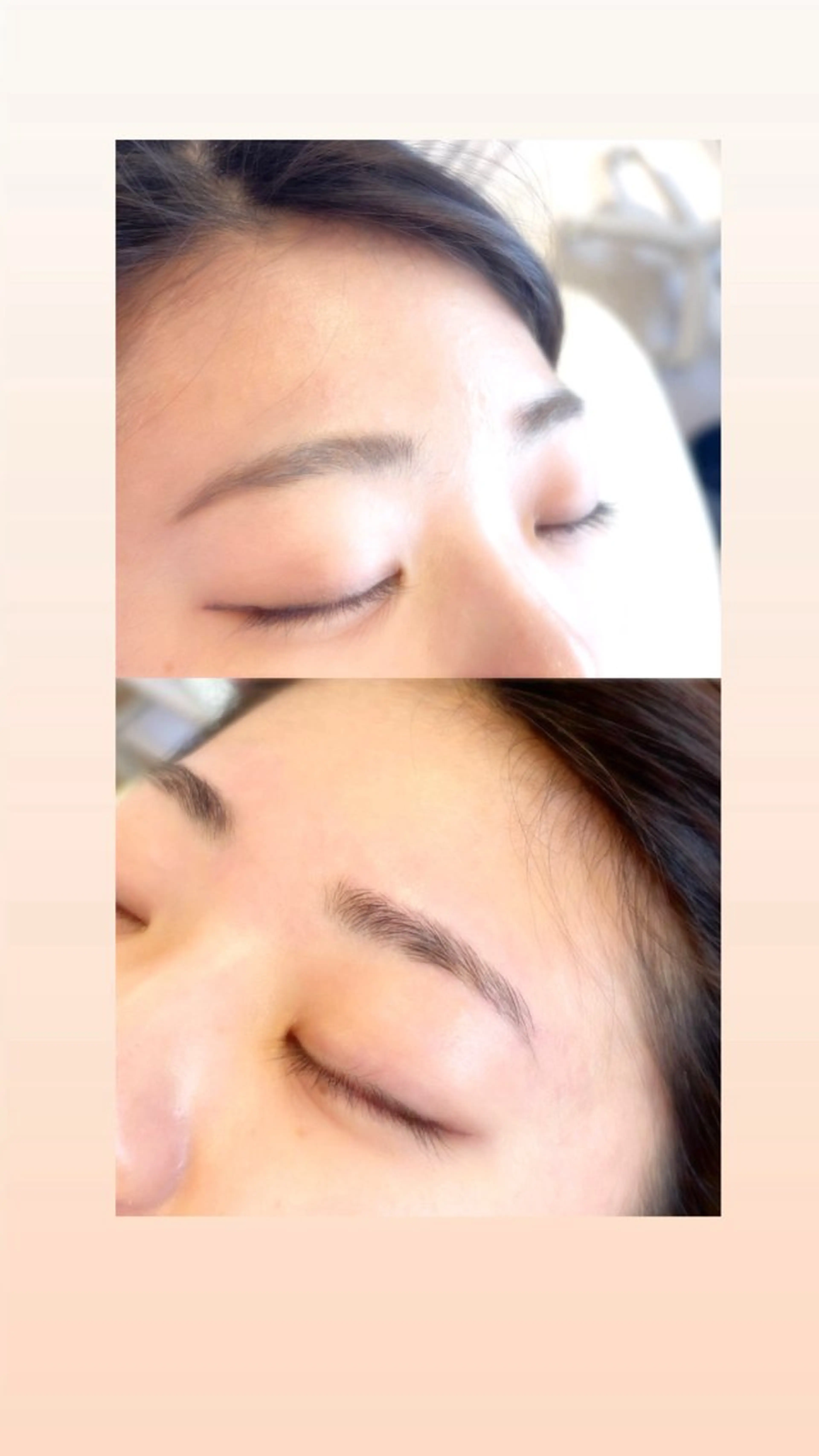 アイブロウ ワックス脱毛 眉カット 半谷 美結の眉毛・アイブロウイメージ