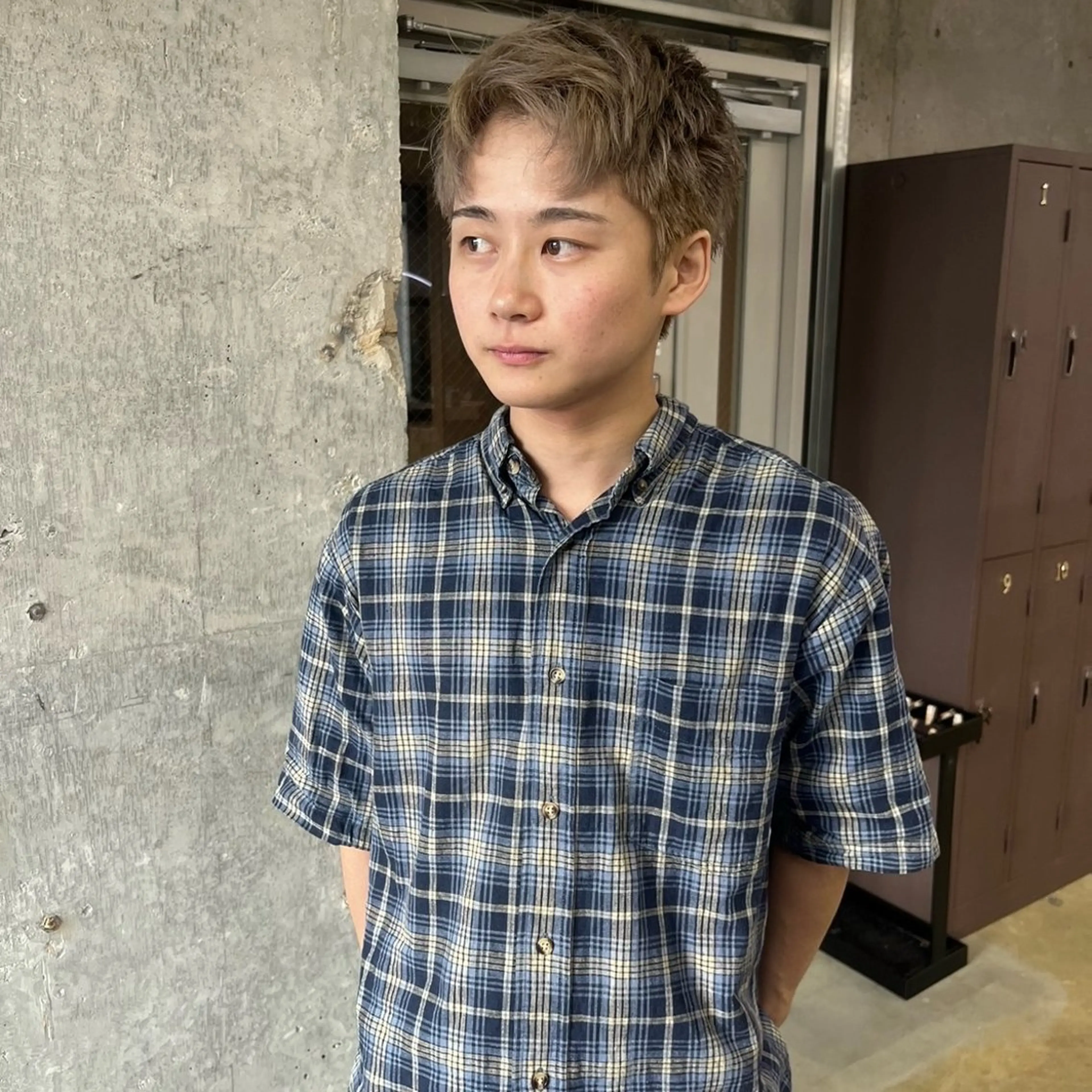 カラー メンズ myu 🐈‍⬛のヘアスタイル