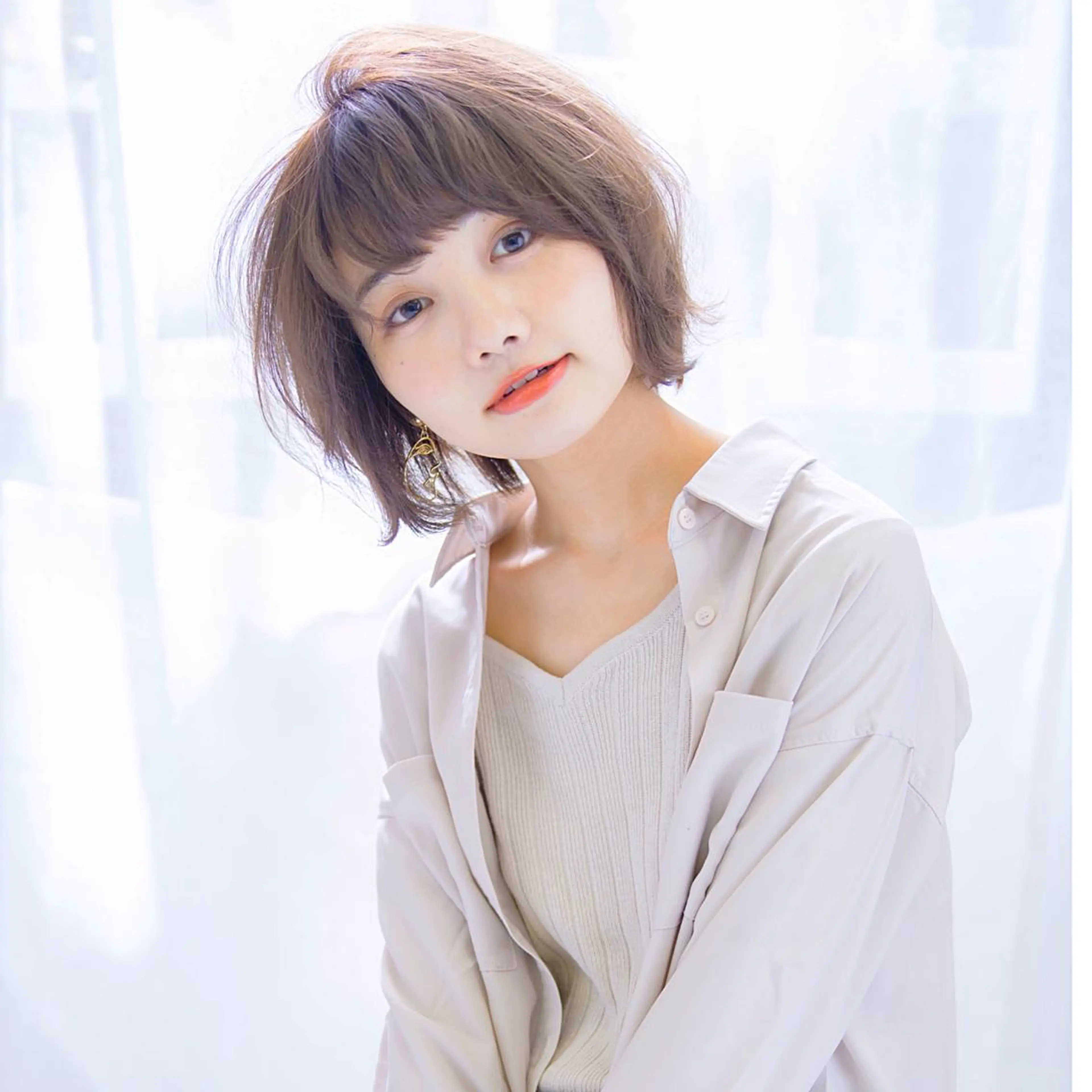 ショート パーマ ハイトーンデザイン カラー特化🌟木下のヘアスタイル