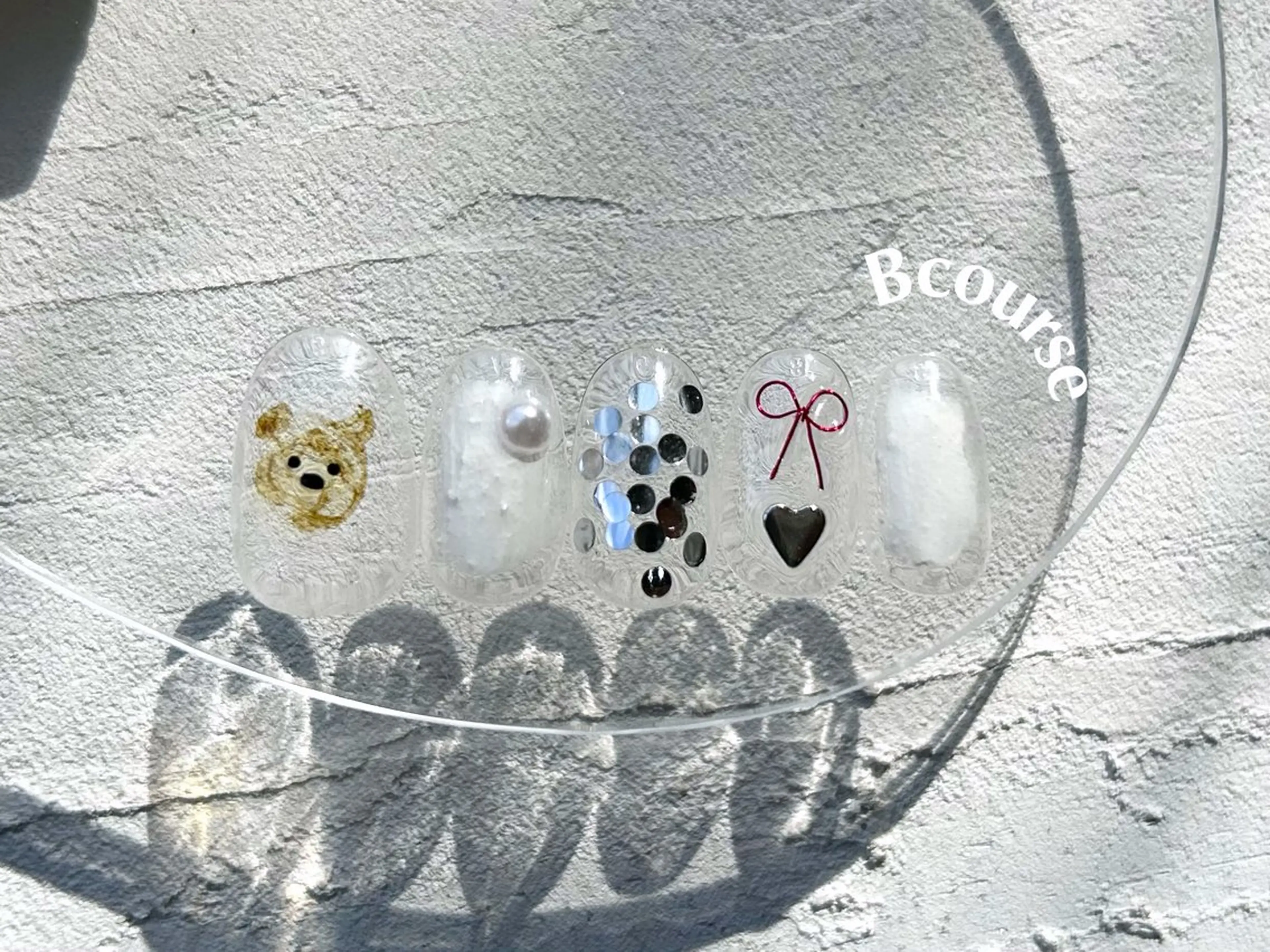 ネイル ハンドネイル 0203ムニムサン 💙Mihoのネイルデザイン