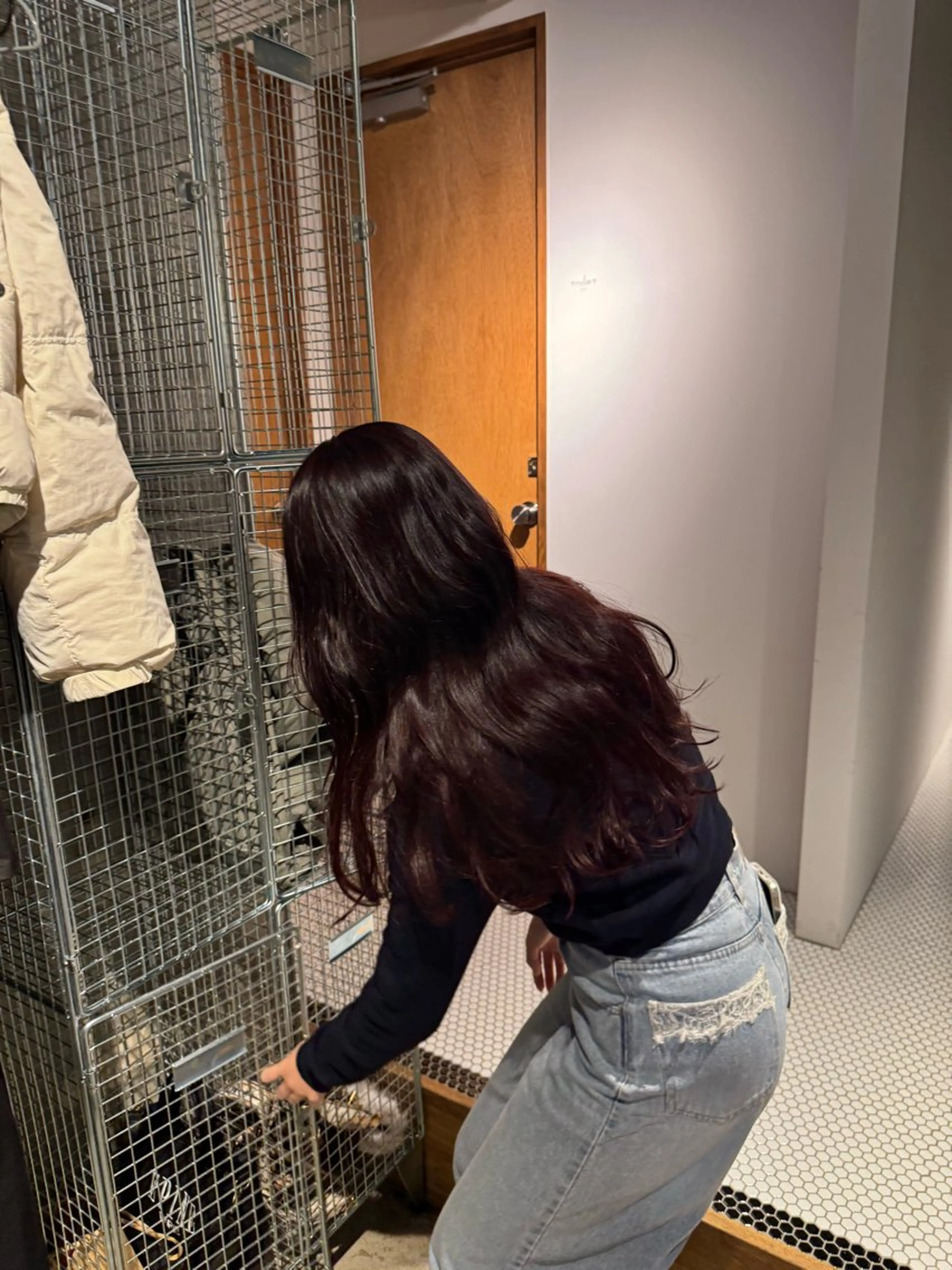 ロング ヘアカラー 名駅/酸性ストレート /ワンカラー/アヤハのヘアスタイル