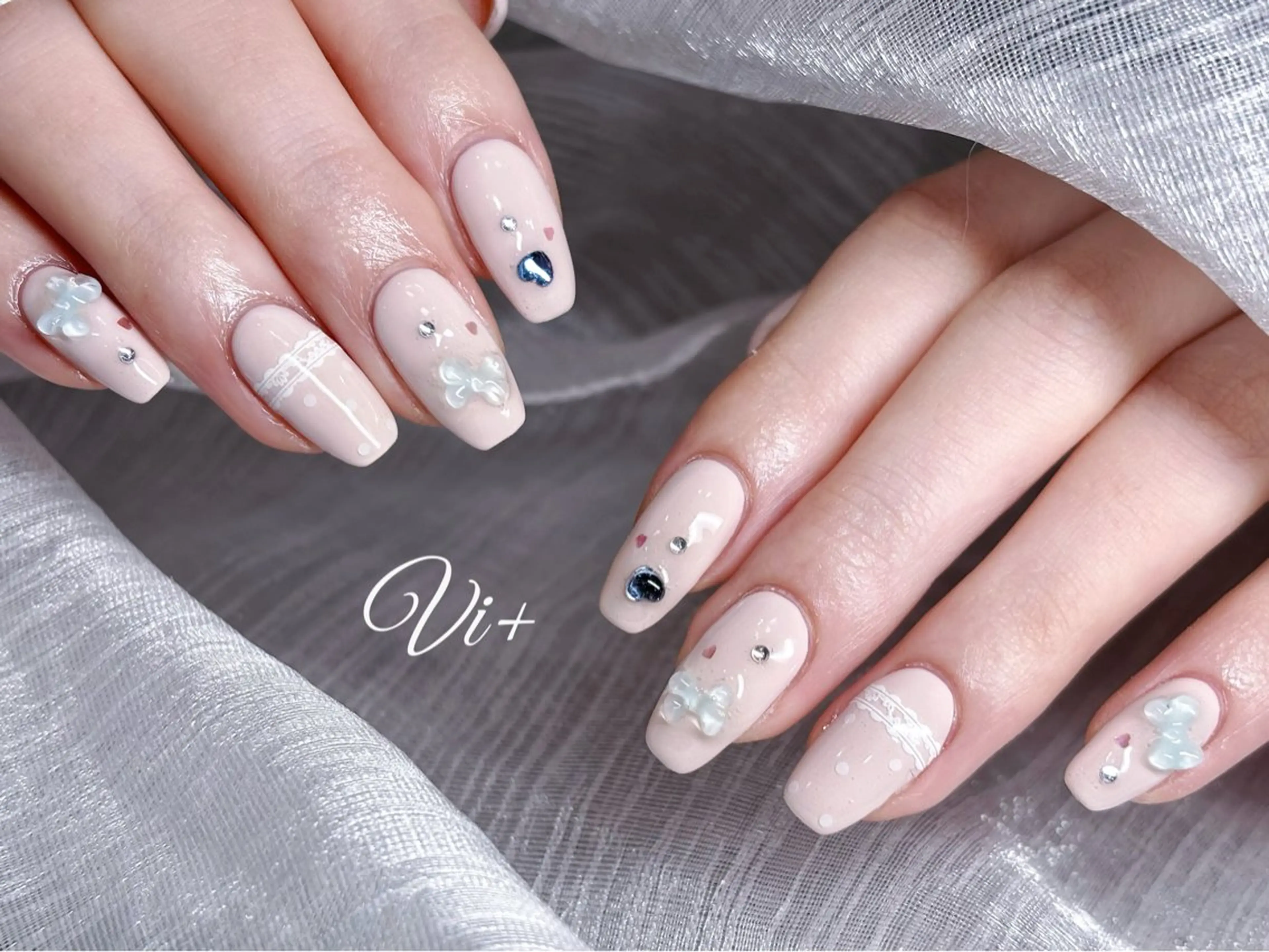 ネイル ハンドネイル Nailsalon Vi+ももか🩷のネイルデザイン