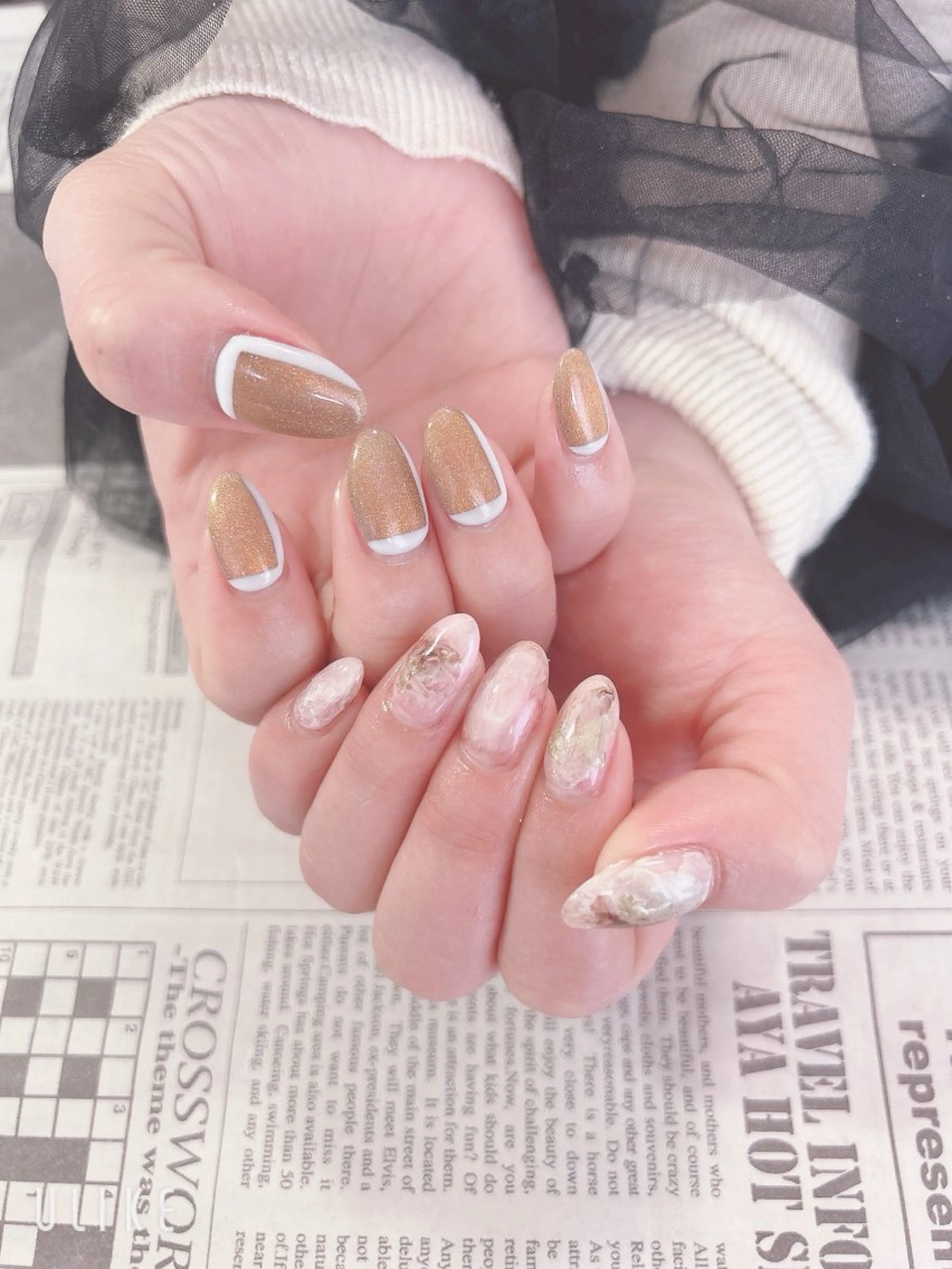 ネイル ハンドネイル ハンドケア 森山 舞のネイルデザイン