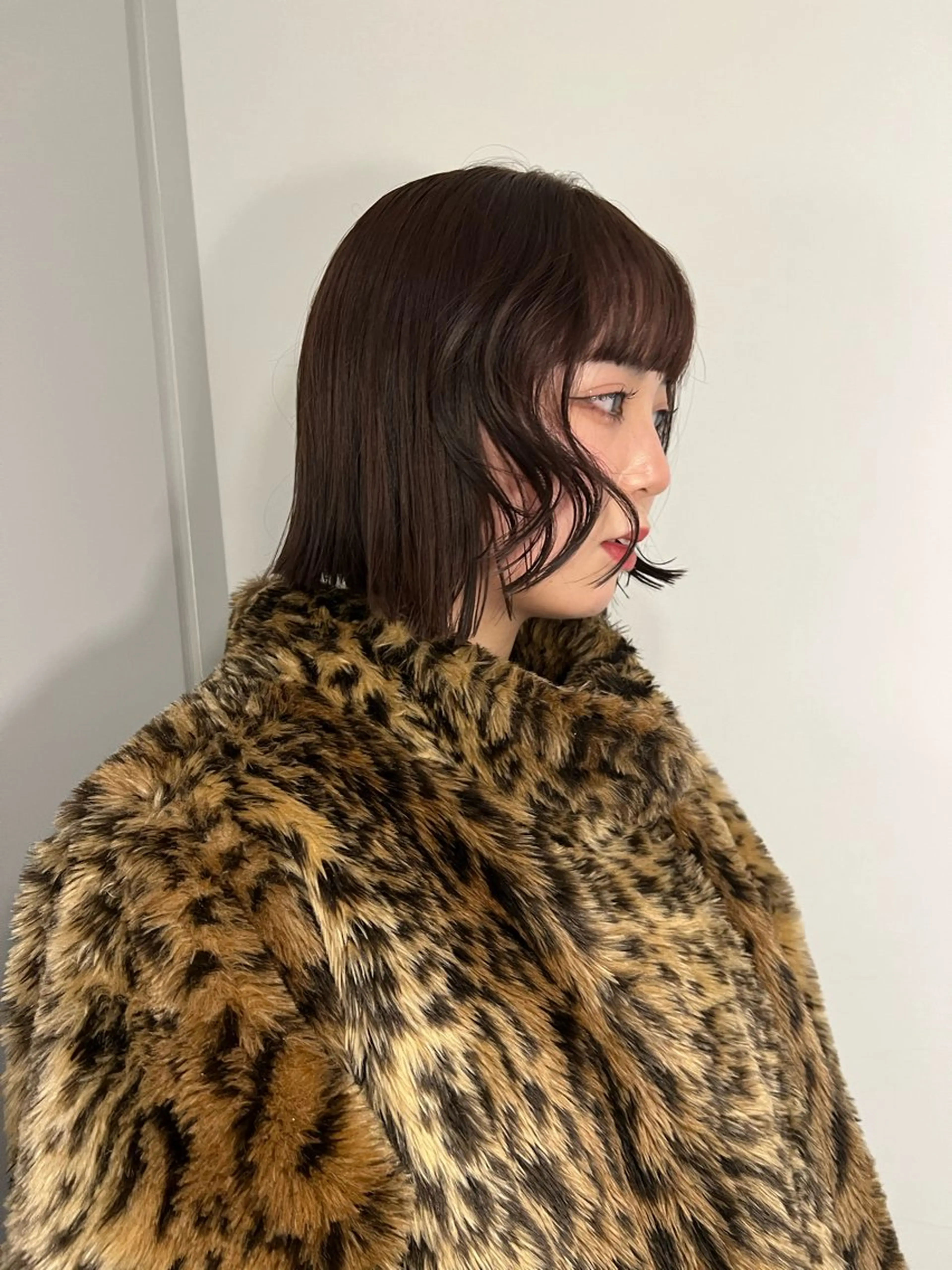 ミディアム カラー パーマ ヘアアレンジ ヘアカラー ハッシュレイヤー ༊*·˚ リナのヘアスタイル