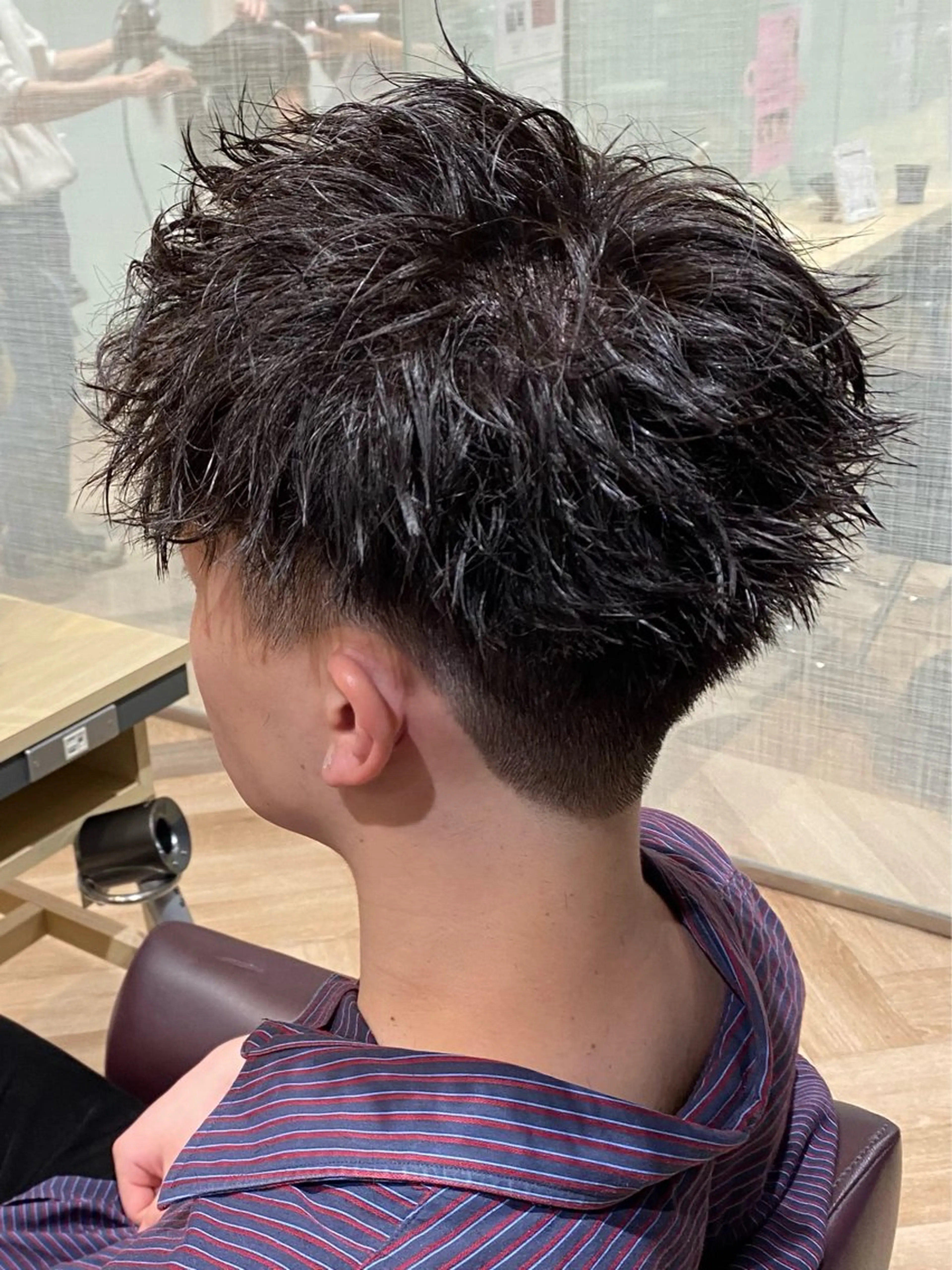 メンズ メンズ特化/フェザー /パーマ/伊勢元のヘアスタイル