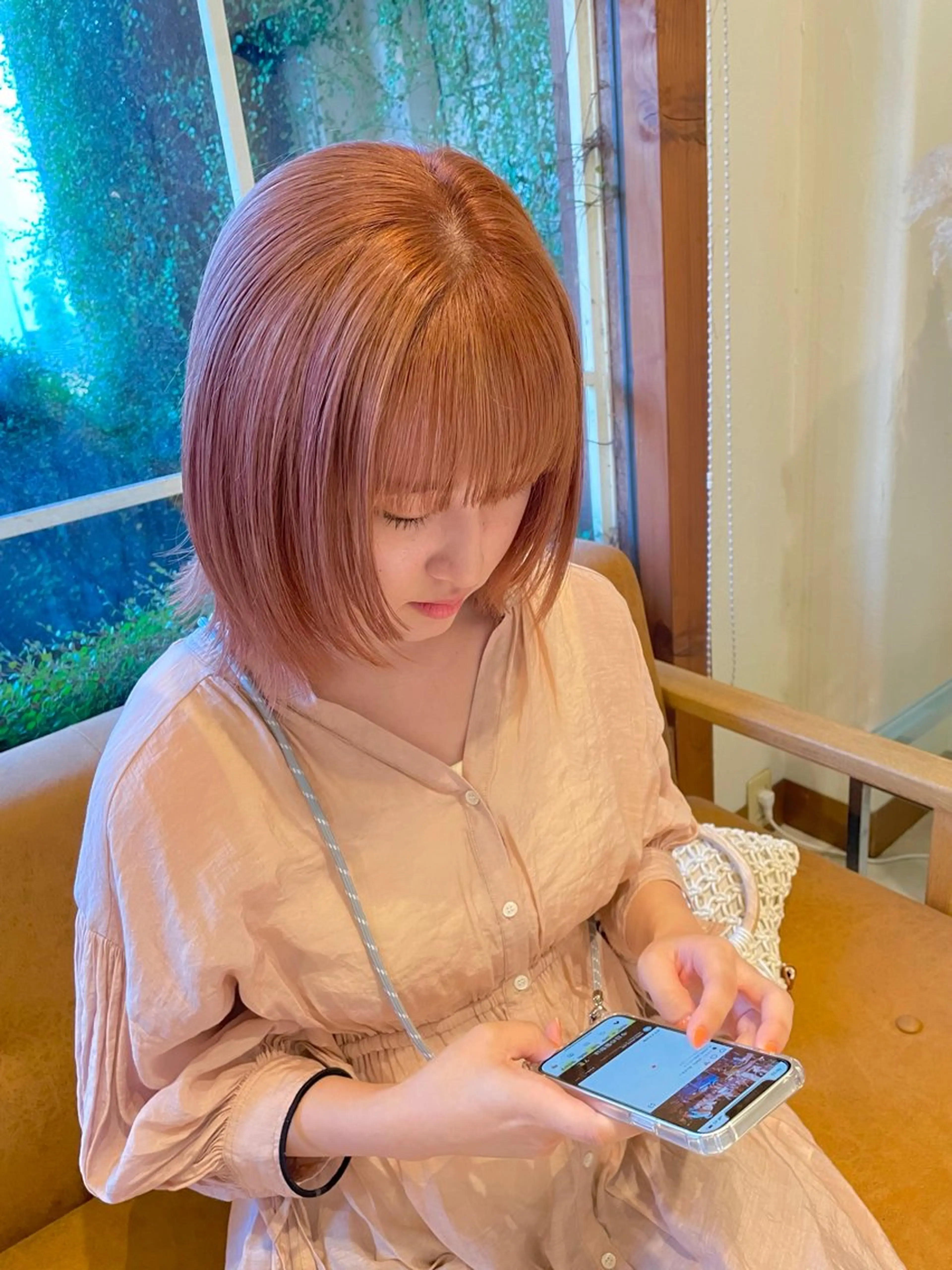 ショート カラー 似合わせヘア🤎透明 感カラー🤎MIKAのヘアスタイル