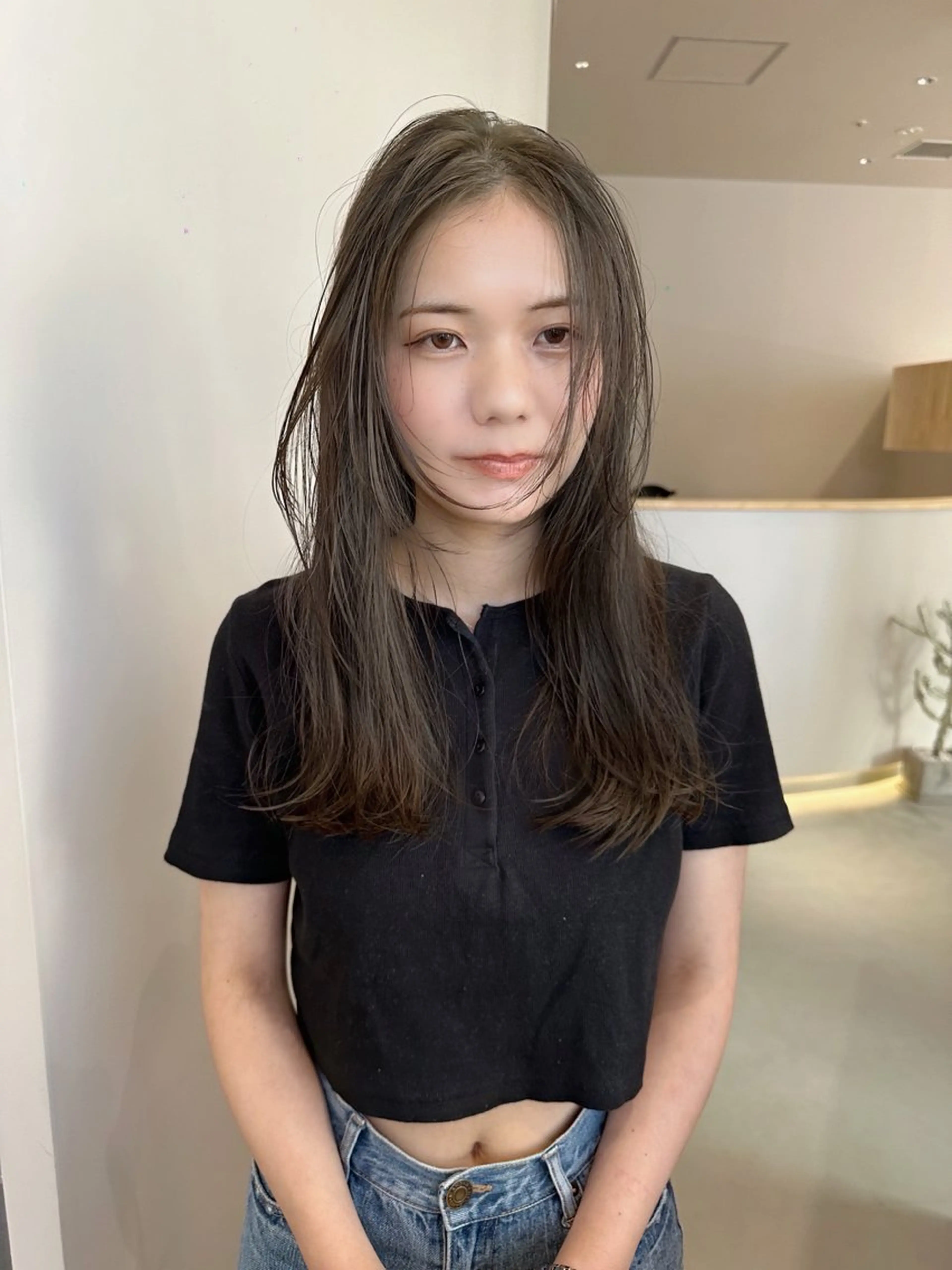 ミディアム 平尾駅直結/徒歩0分 イノセントヘアのヘアスタイル
