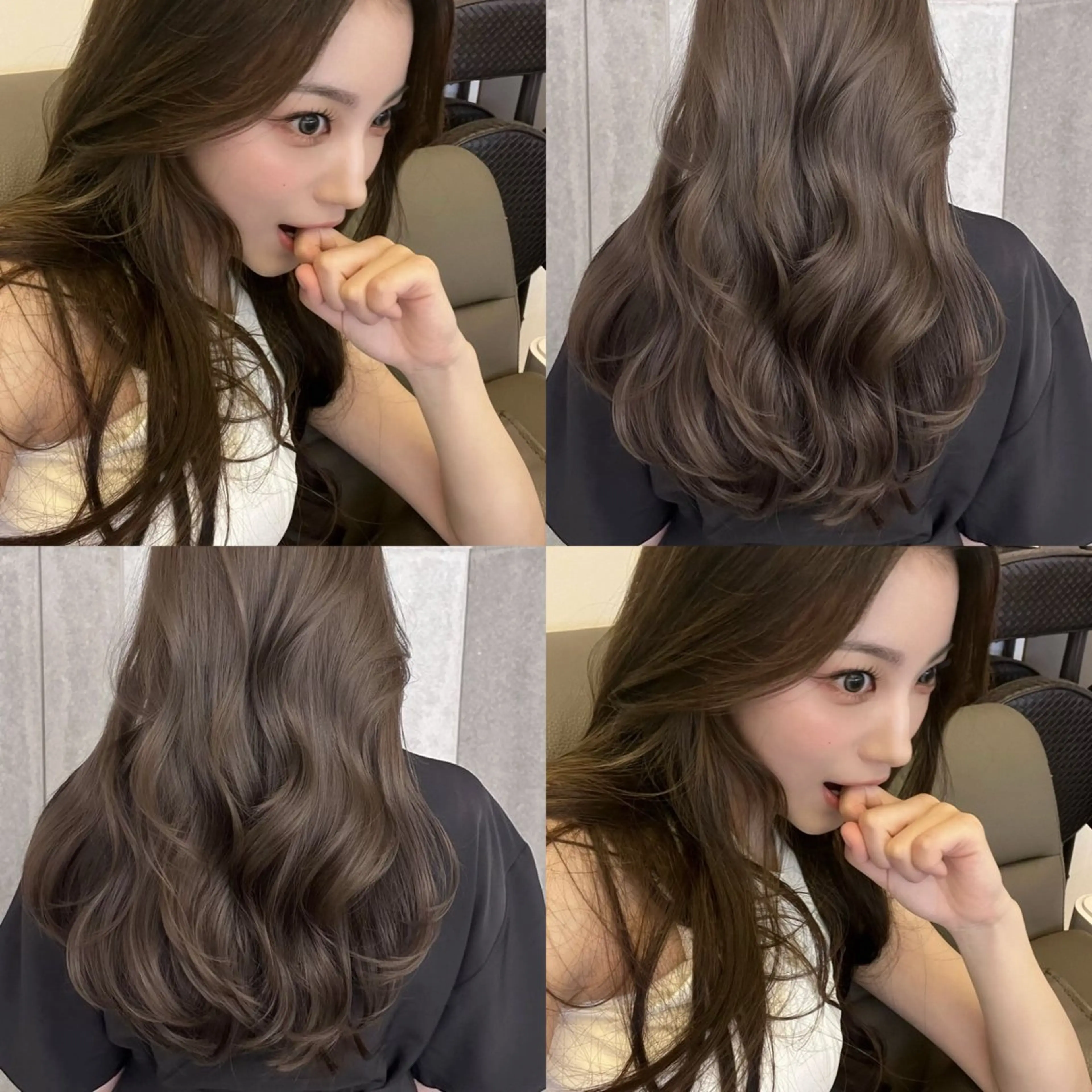 ロング カラー ヘアカラー トリートメント 透明感カラー×艶🤍 🌟YOSHIKIのヘアスタイル