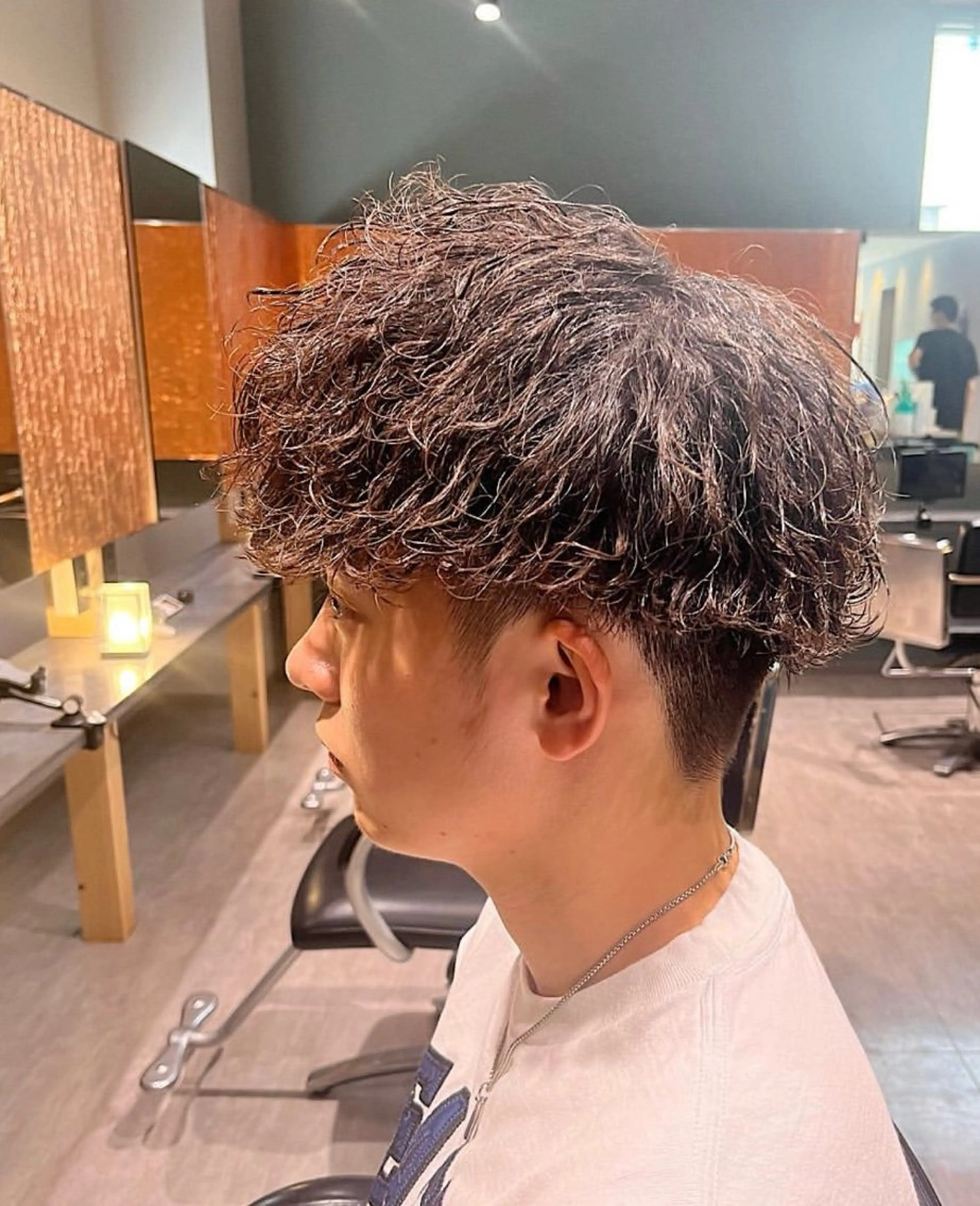 ショート パーマ メンズ @RICH 🍓Kosei 🍓のヘアスタイル