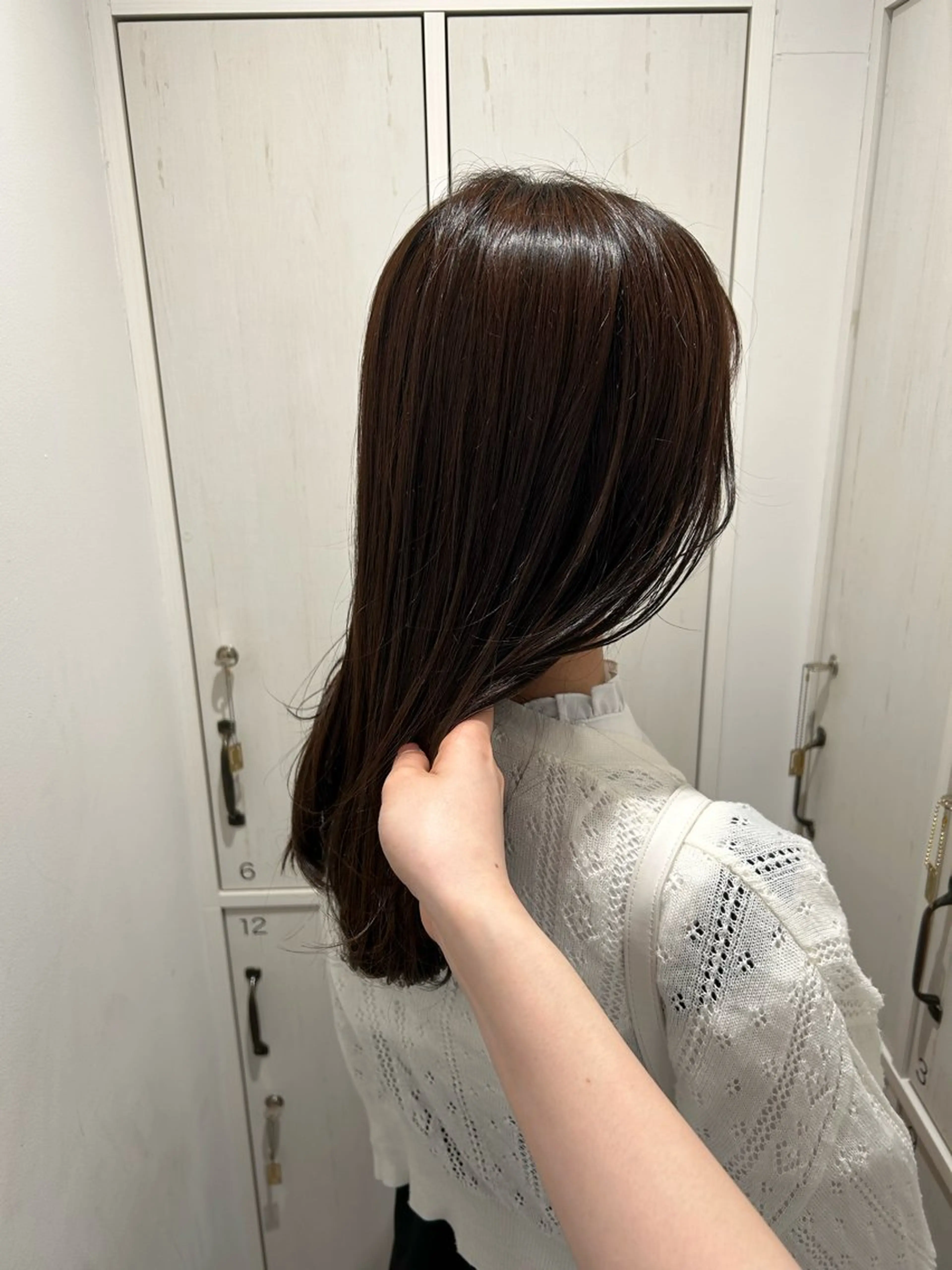 セミロング 透明感/ベージュ /kazui🐈のヘアスタイル