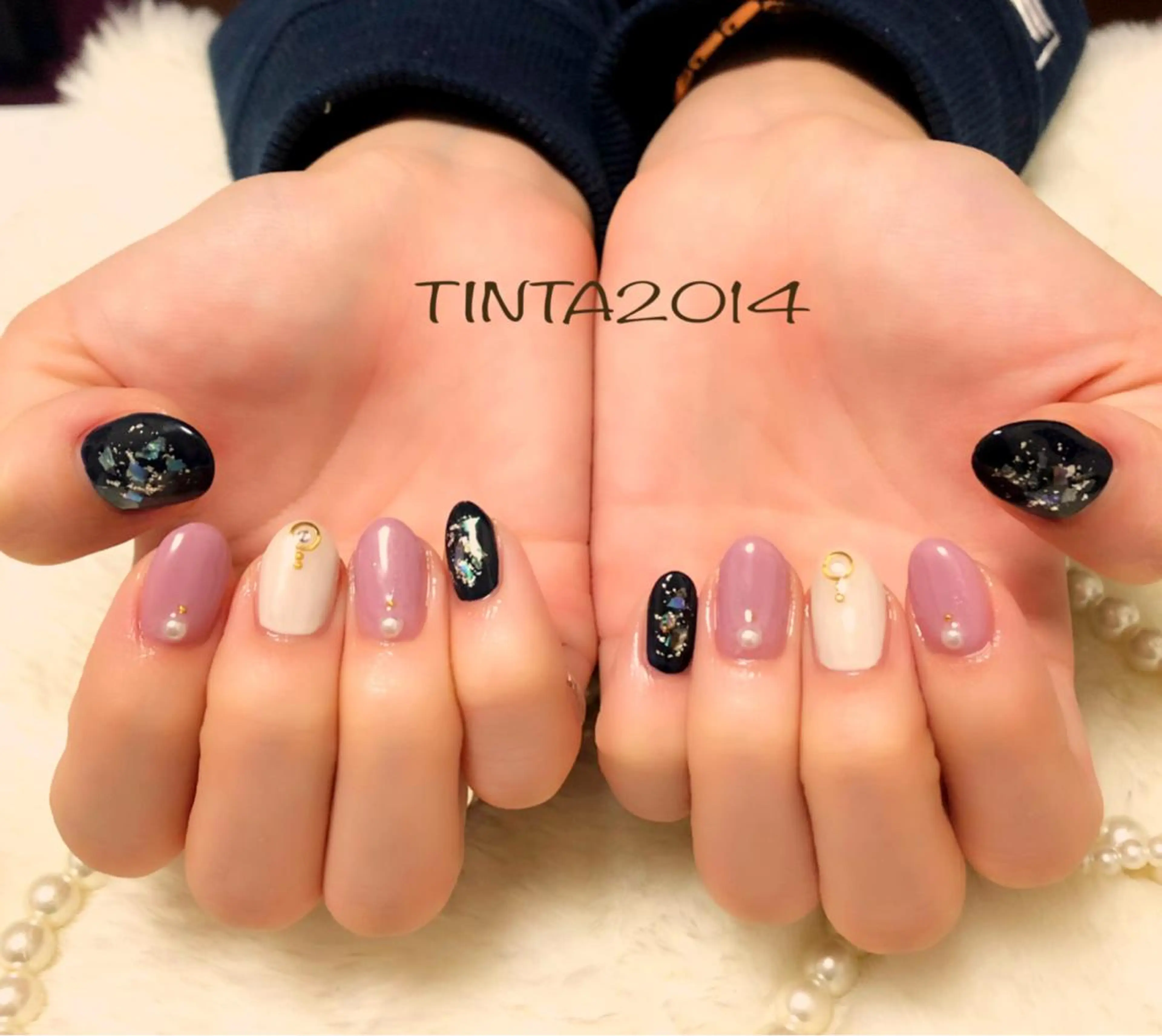 ネイル ピンク 馬場 典子のネイルデザイン