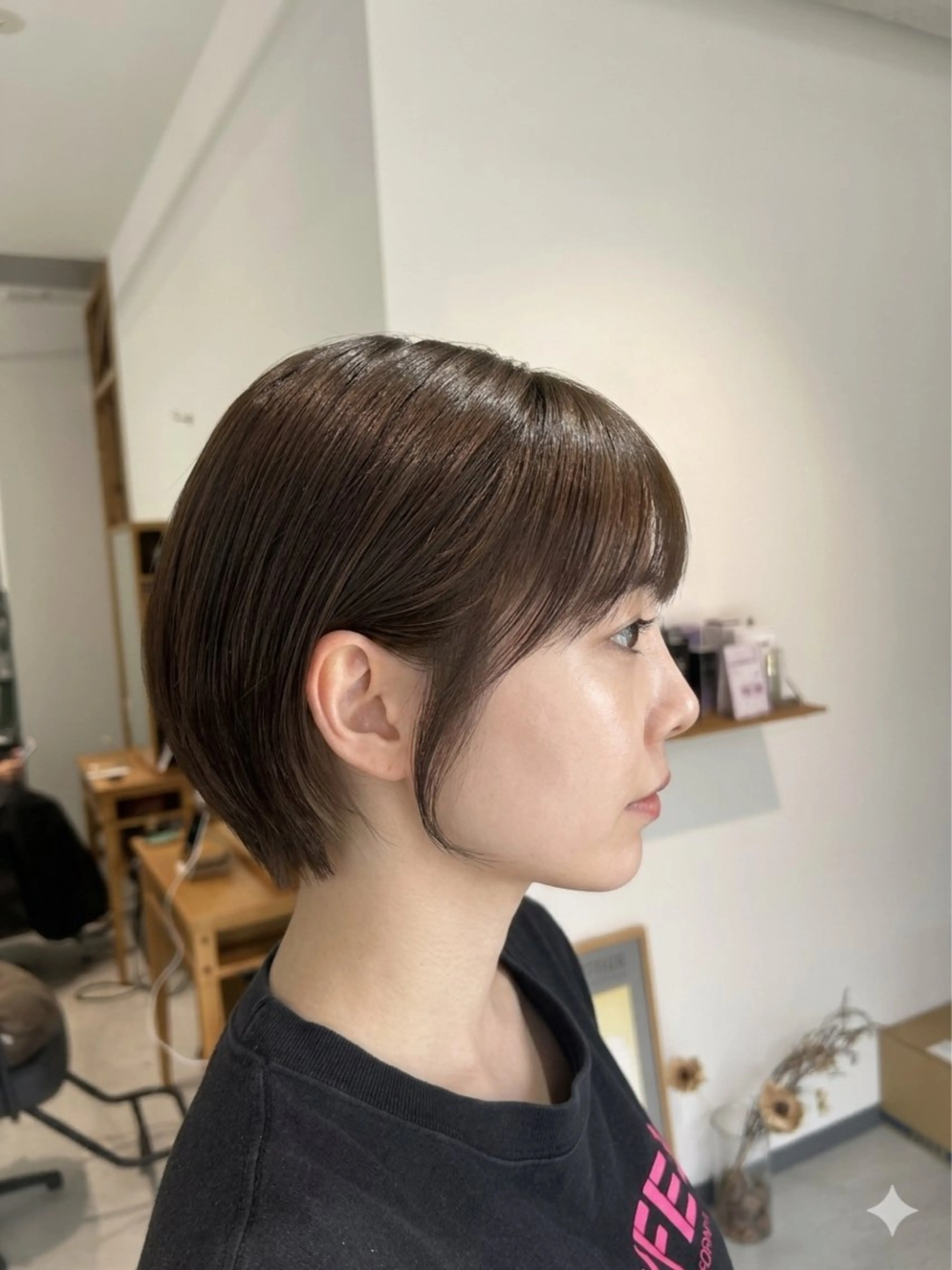 ショート 関 柚花子のヘアスタイル