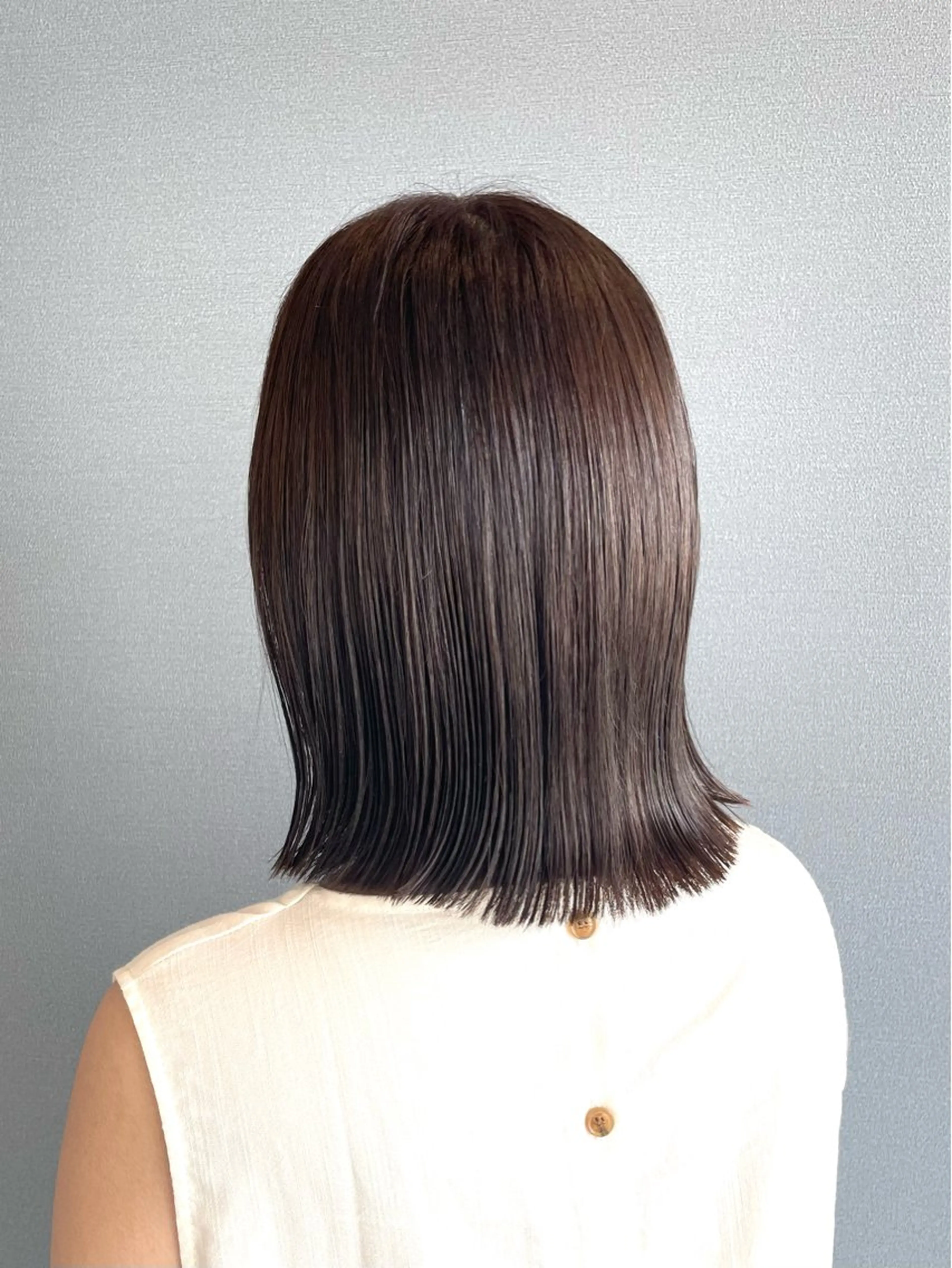 ミディアム カラー 透明感カラー グレージュ カット ヘアカラー トリートメント kitin 吉祥寺 山岸花のヘアスタイル