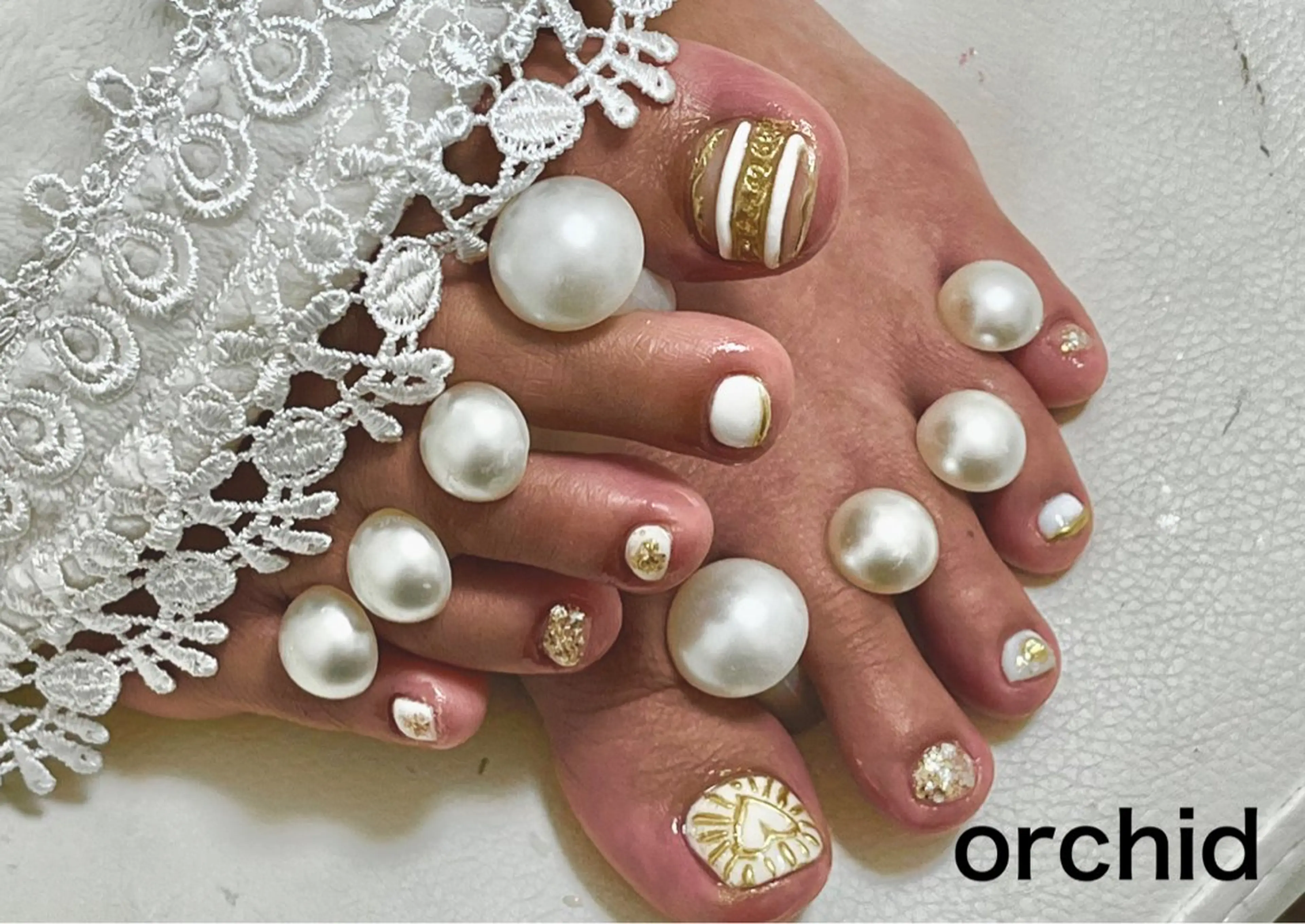 ネイル orchid ♡オーキッドのネイルデザイン