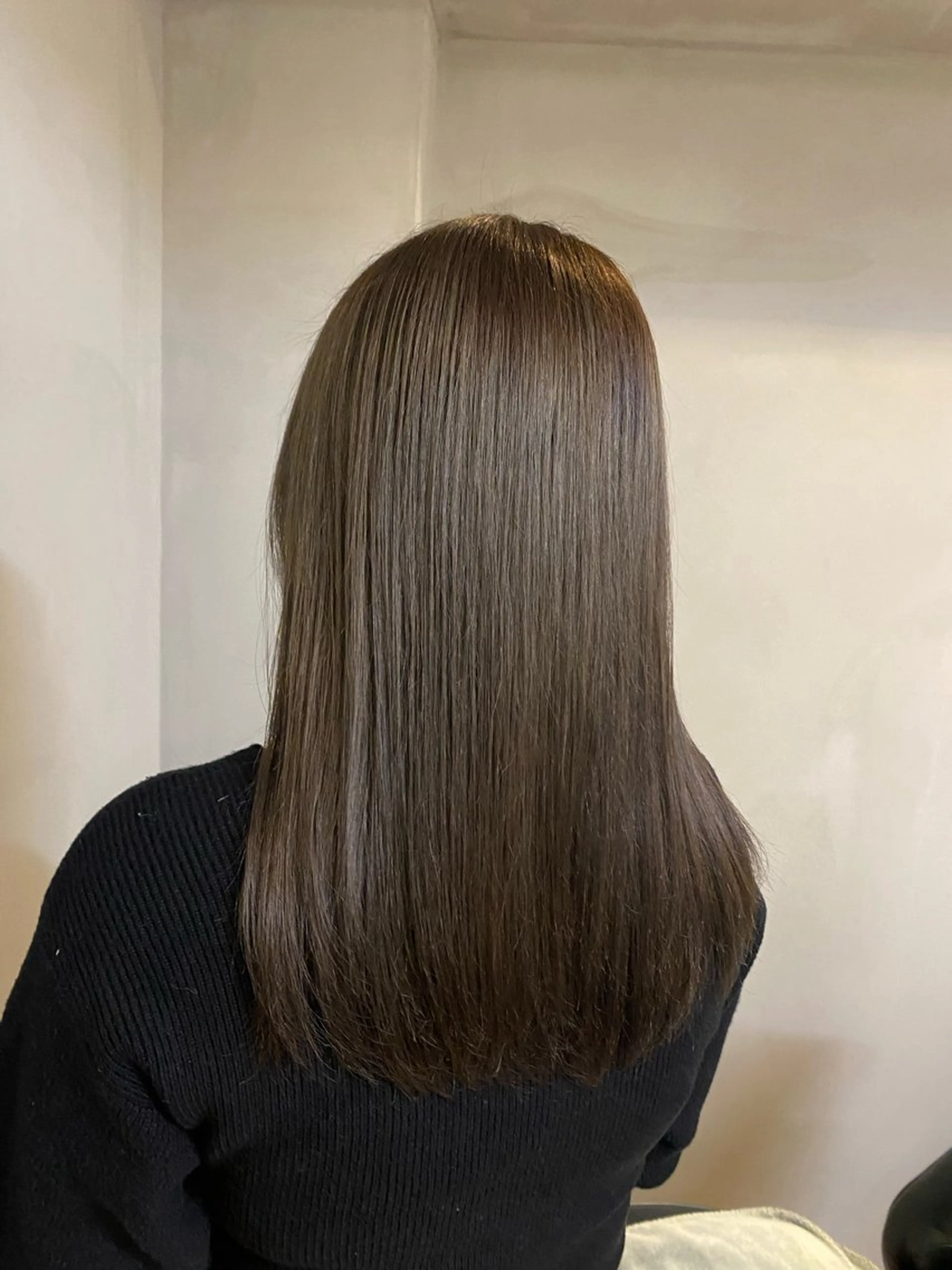 セミロング カラー ヘアカラー トリートメント 透明感/髪質改善/ コユキ🌼.*のヘアスタイル