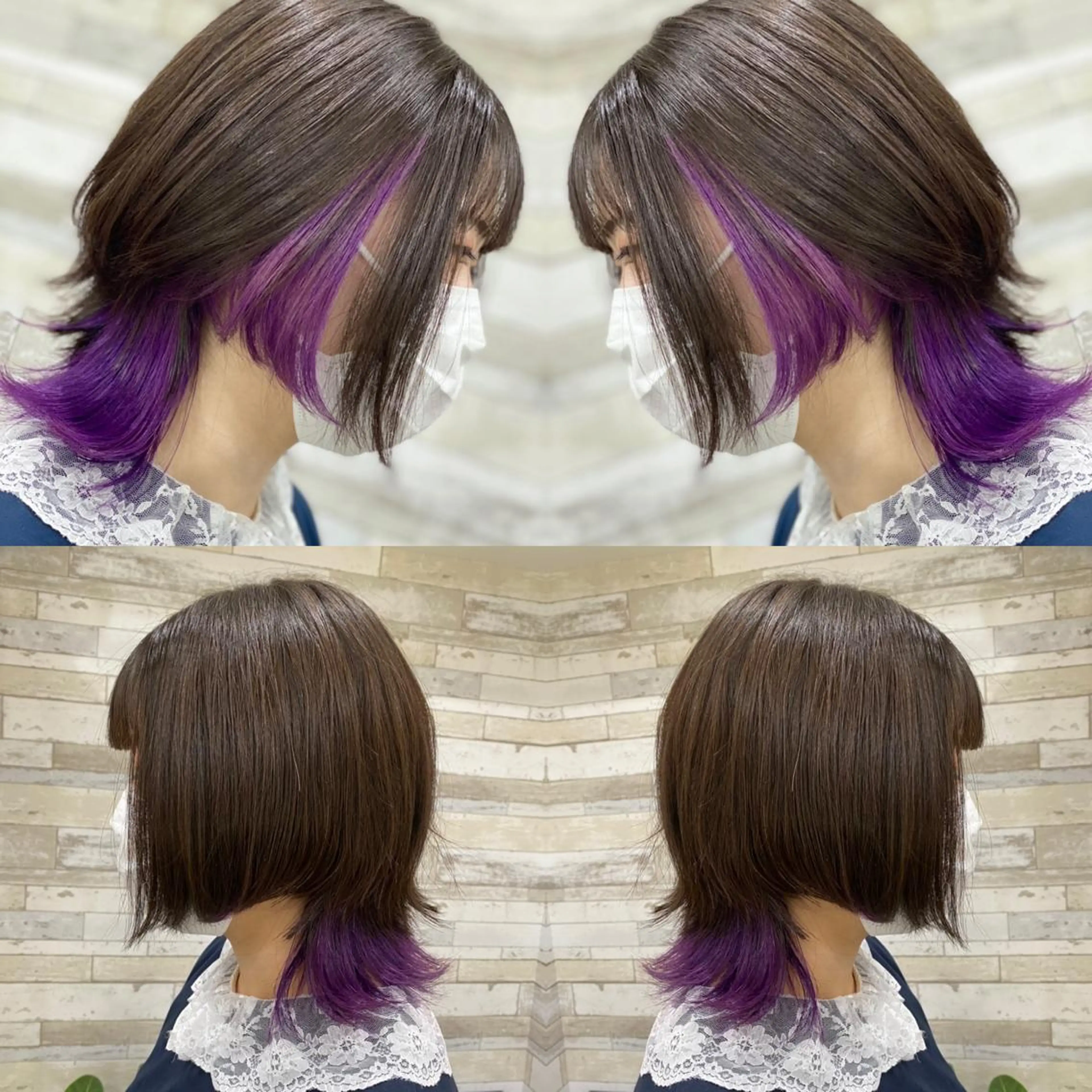 ショート カラー ヘアカラー トリートメント ✨️眉毛、派手髪、 ハイトーンShinの眉毛・アイブロウイメージ