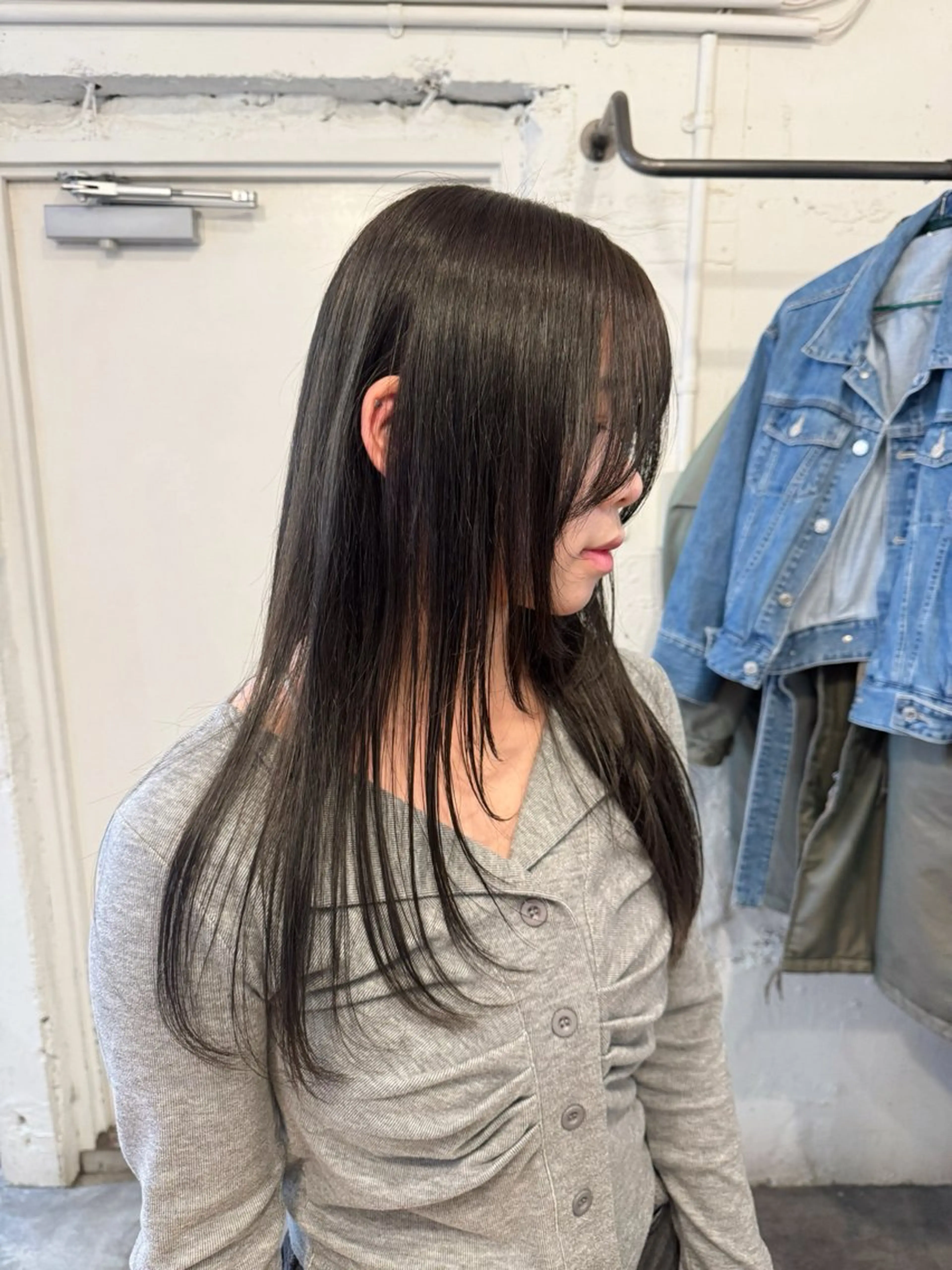 ロング カット ヘアカラー トリートメント ☆unu☆ ナナミのヘアスタイル