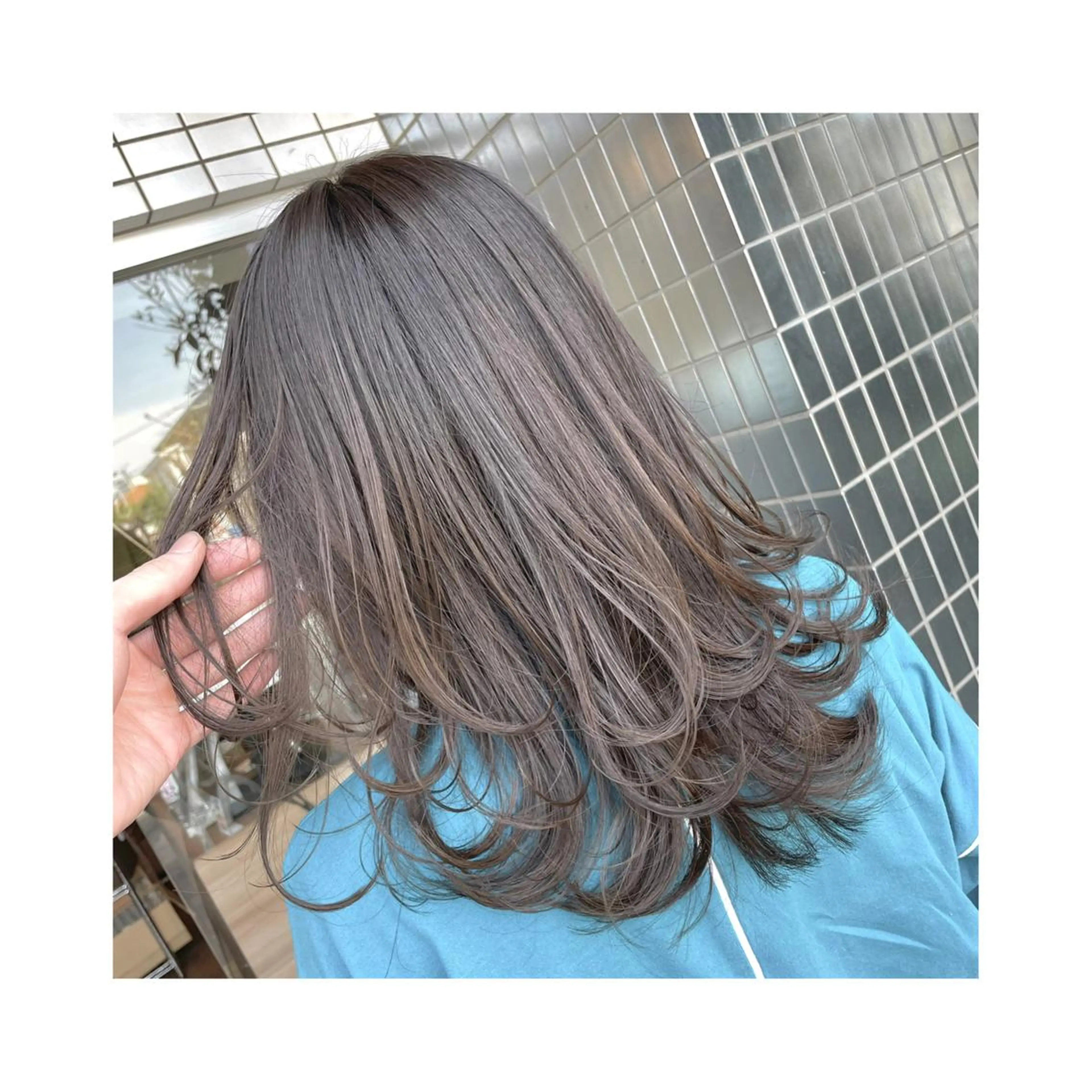セミロング カラー カット ヘアカラー トリートメント ish by fan .代表✂️木谷宏夢のヘアスタイル