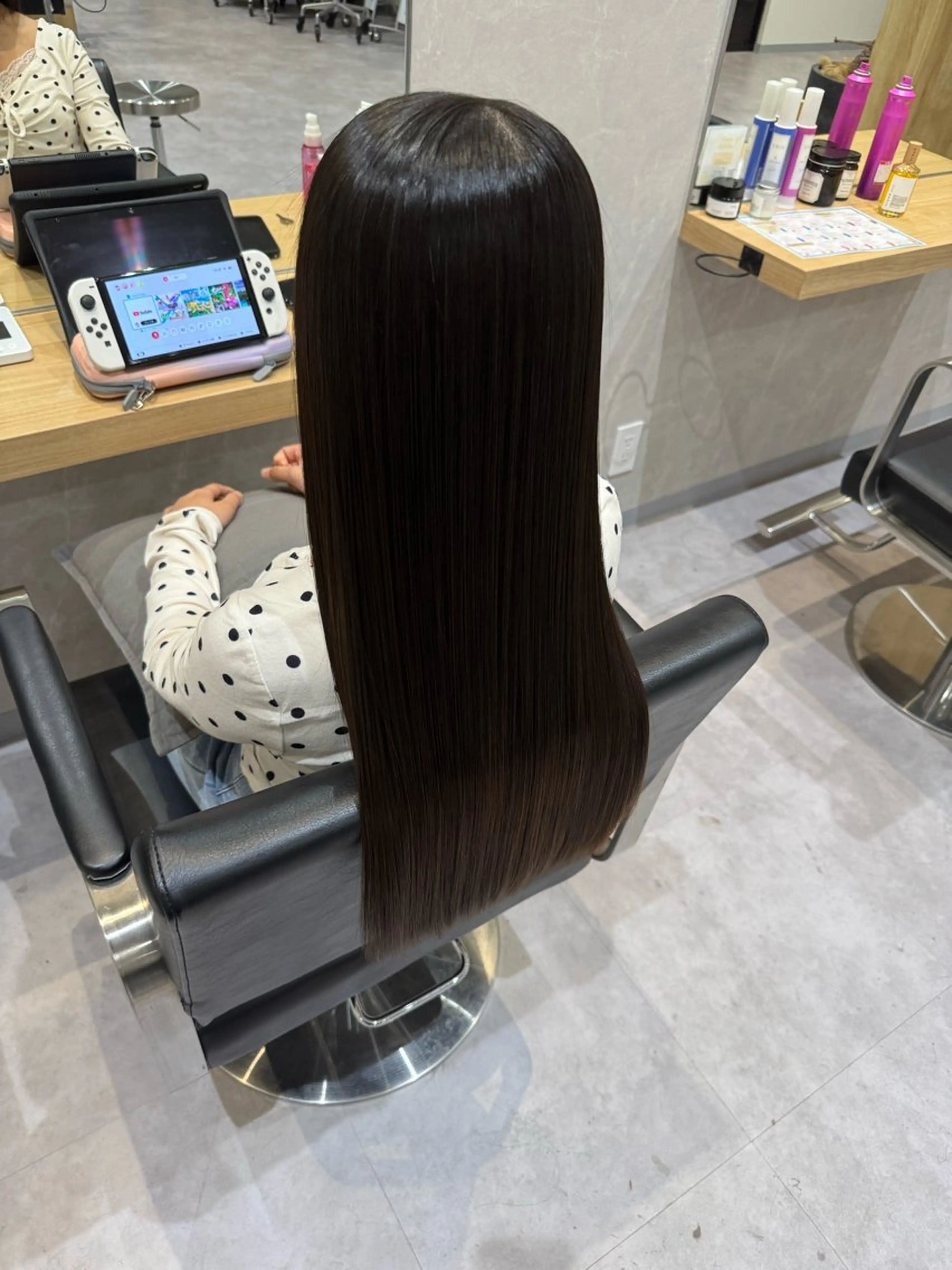 ロング 髪質改善 縮毛矯正 カット ヘアカラー 縮毛矯正 髪質改善/縮毛矯正 /メンズパーマ川田のヘアスタイル