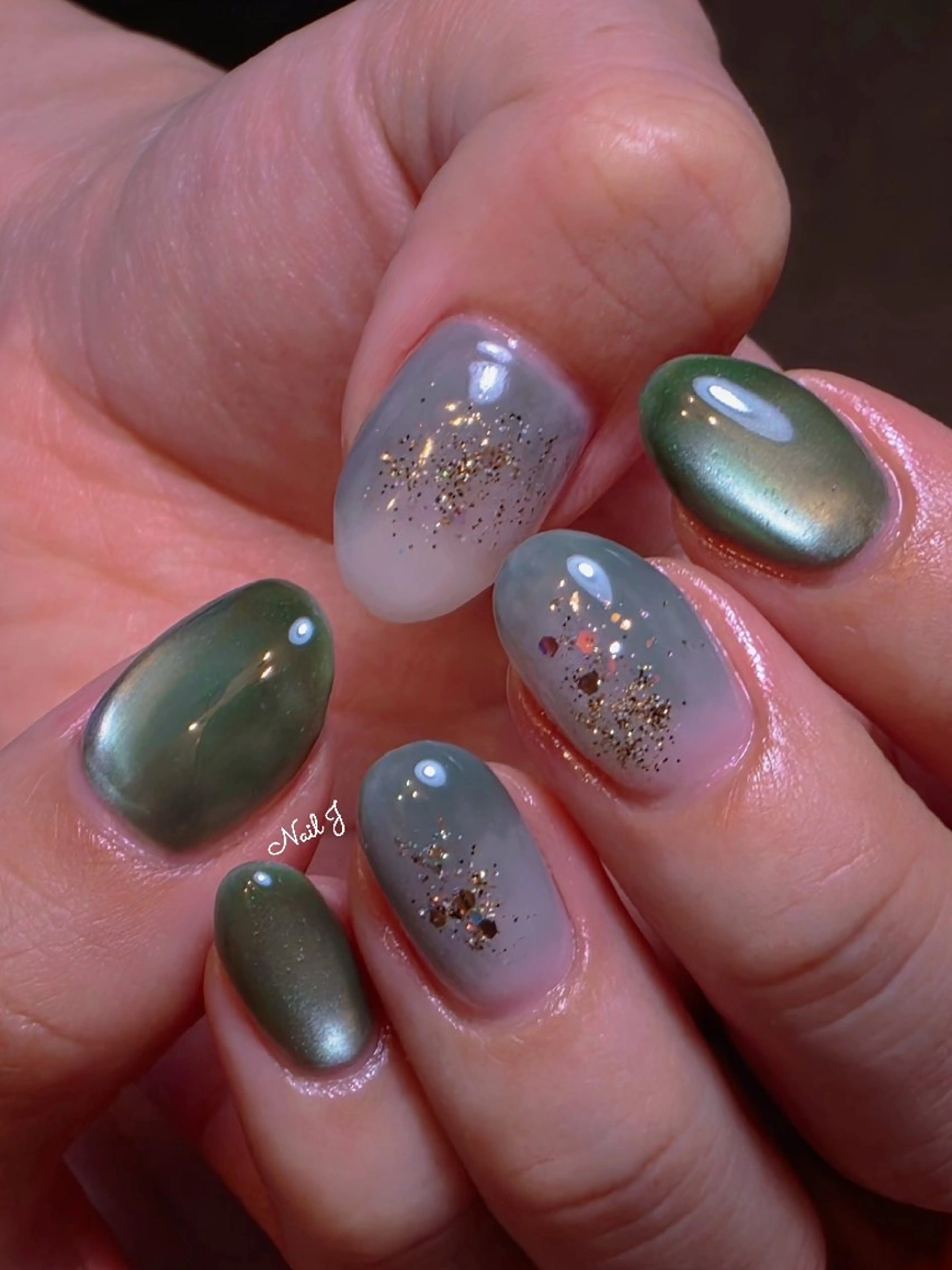 ネイル 韓国ネイル 春ネイル ハンドネイル Nail Jのネイルデザイン