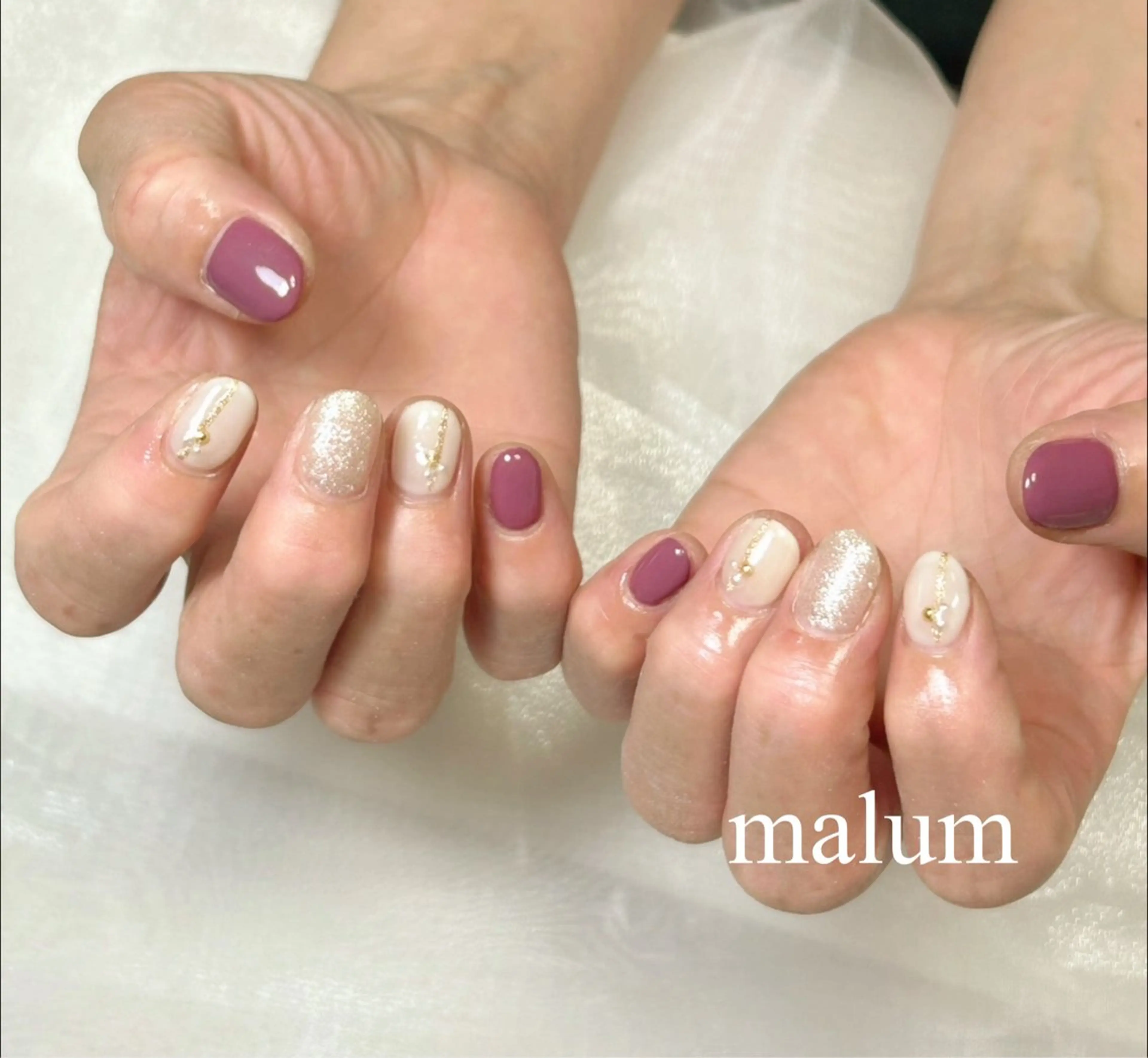 ネイル ハンドネイル malum nailのネイルデザイン