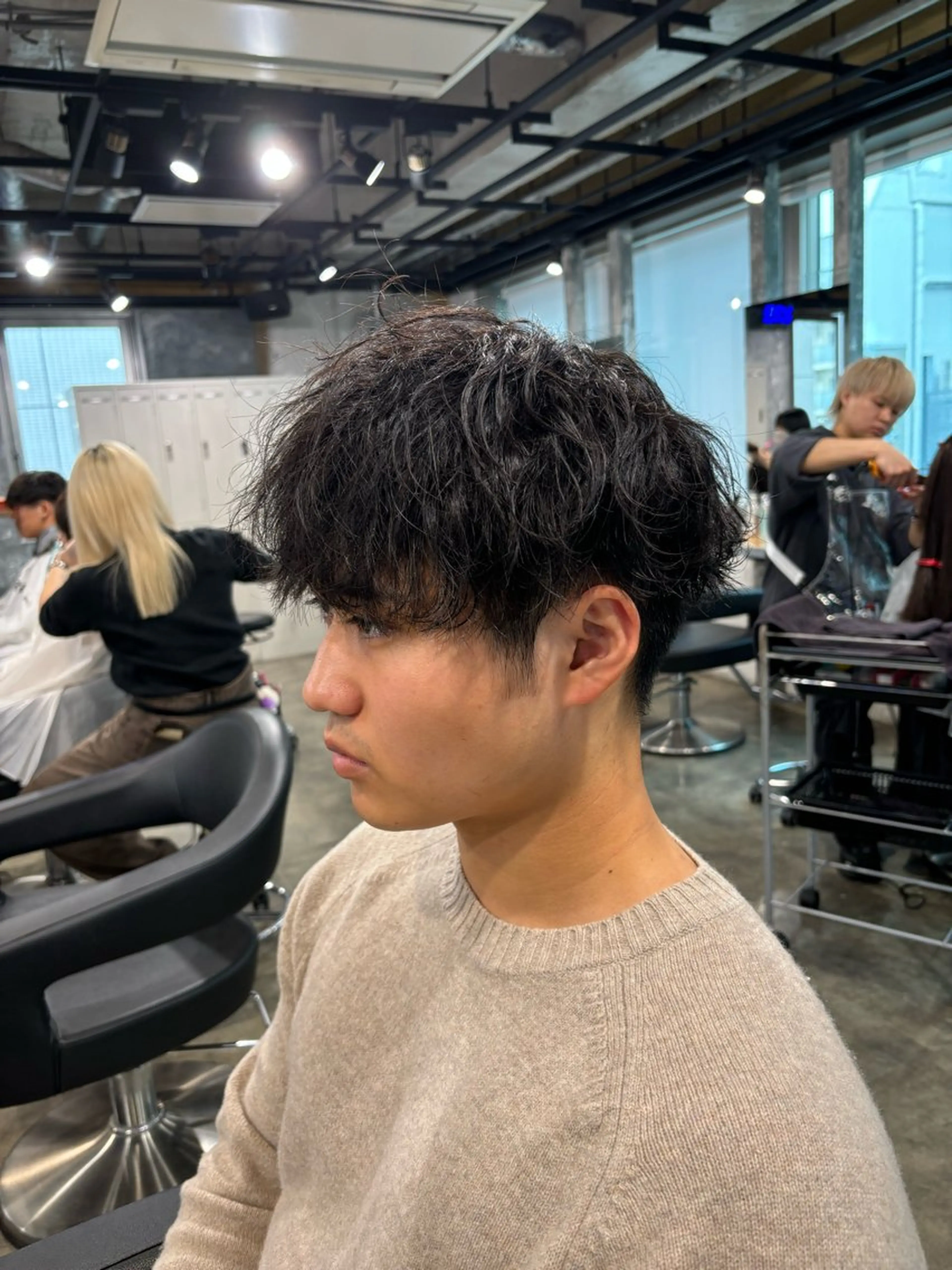 メンズ カット パーマ 🪽直毛男子の救世主 🪽フェザーパーマのヘアスタイル