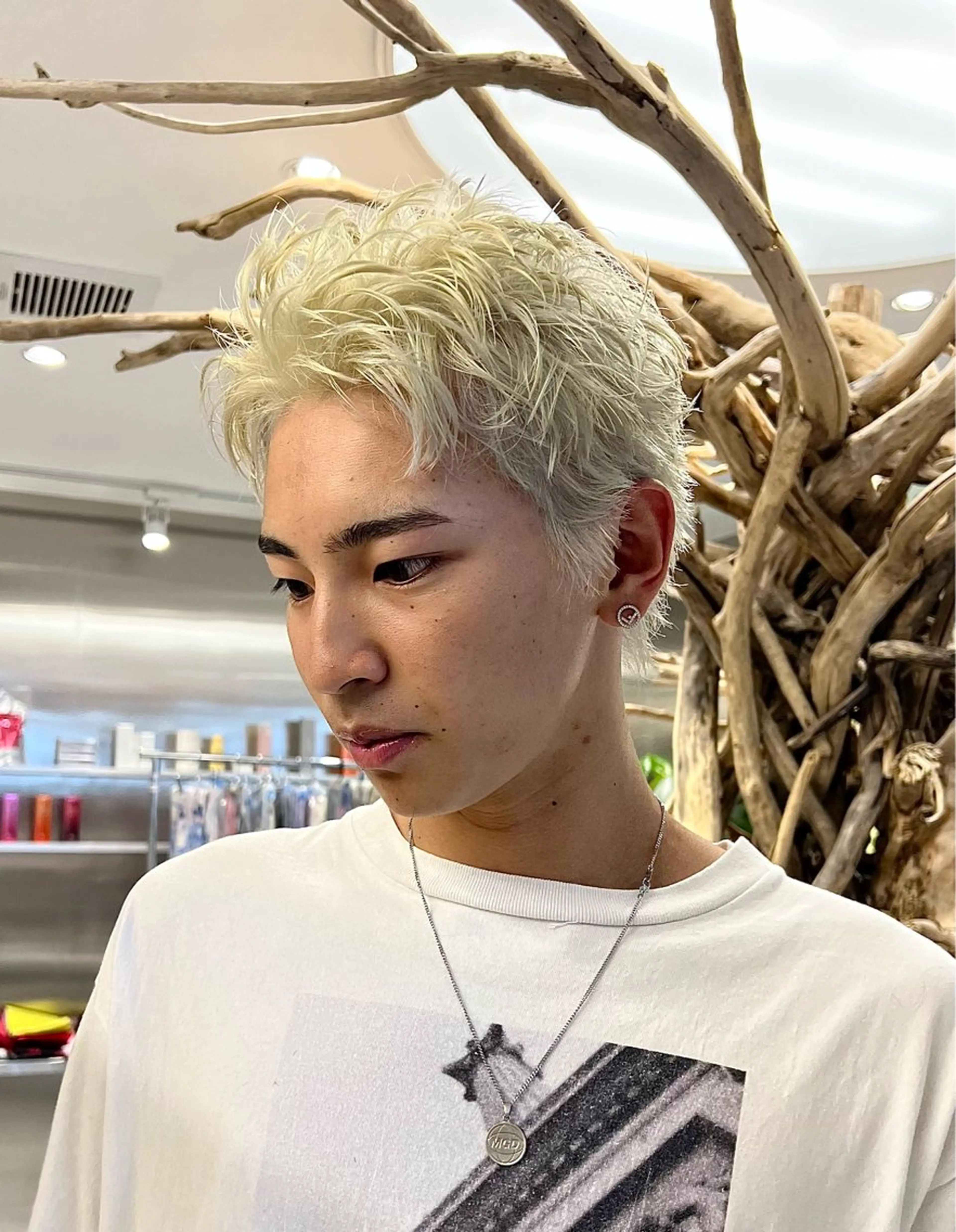 ショート カラー メンズ 【圧倒的センス】 まる/メンズカラーのヘアスタイル