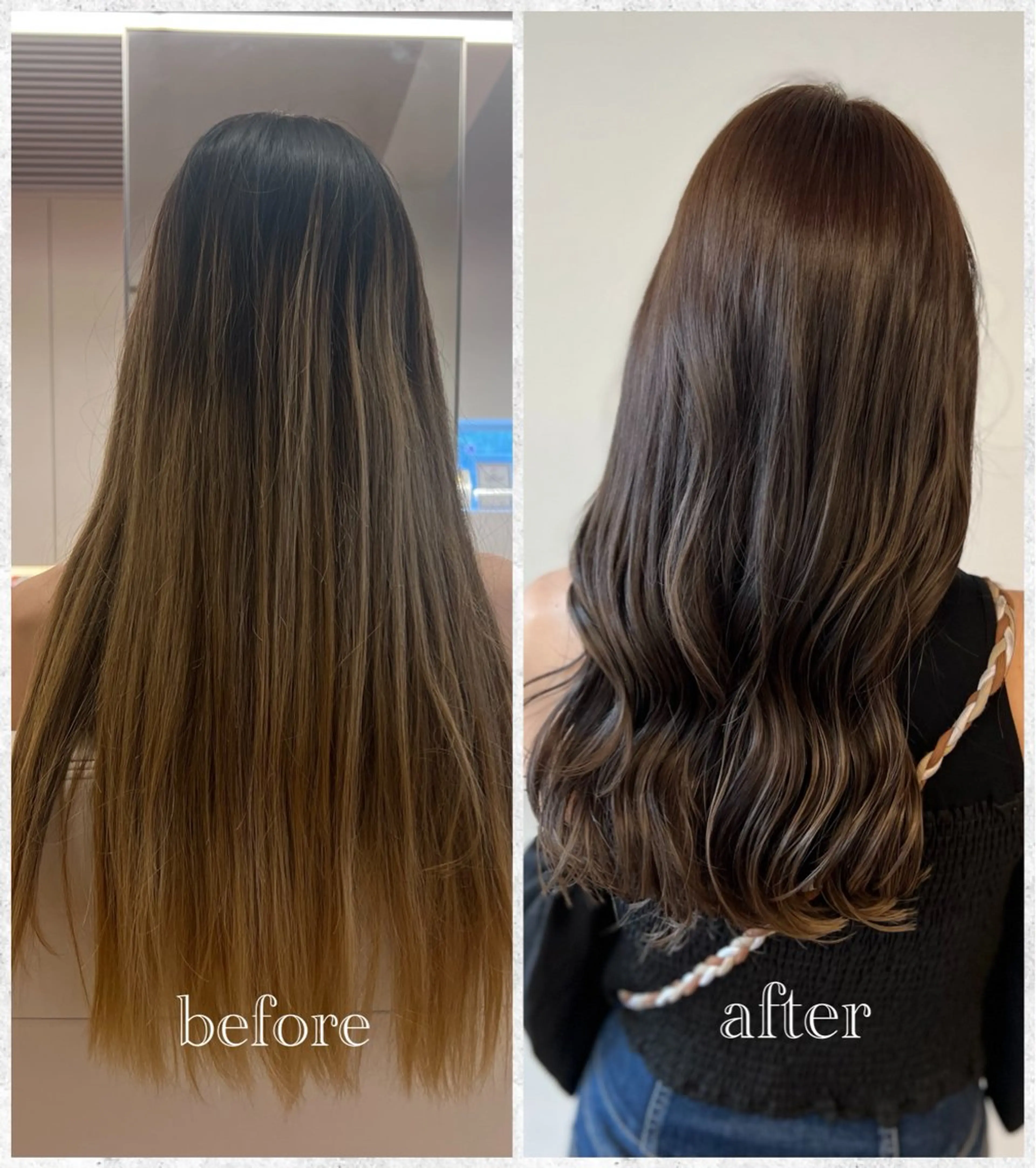 ロング レイヤーカット 🎀渡部 凜花/髪質 改善/艶髪🎀のヘアスタイル