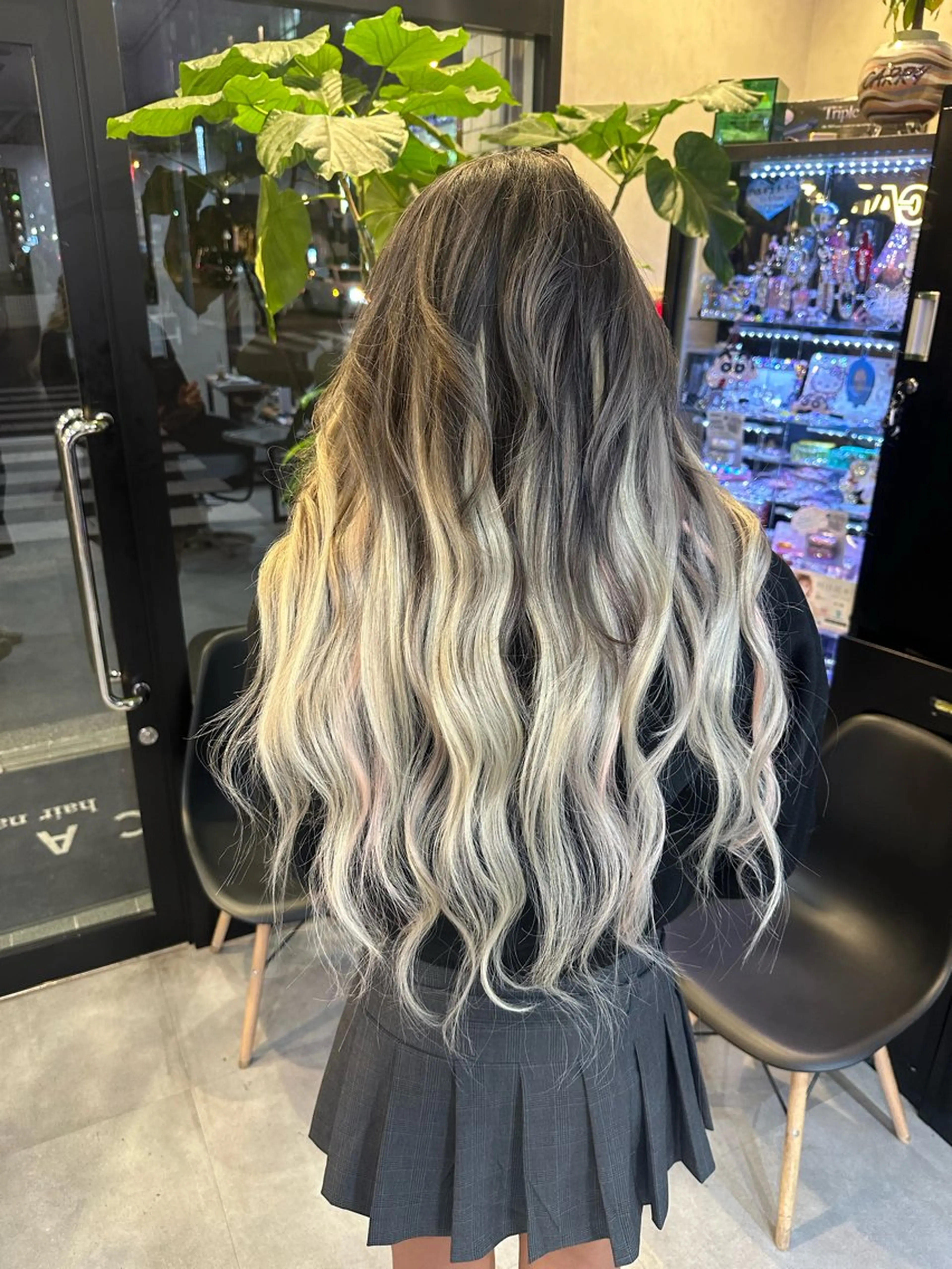 ロング シールエクステ エクステ ロング 韓国カラー/エクステ carryのヘアスタイル