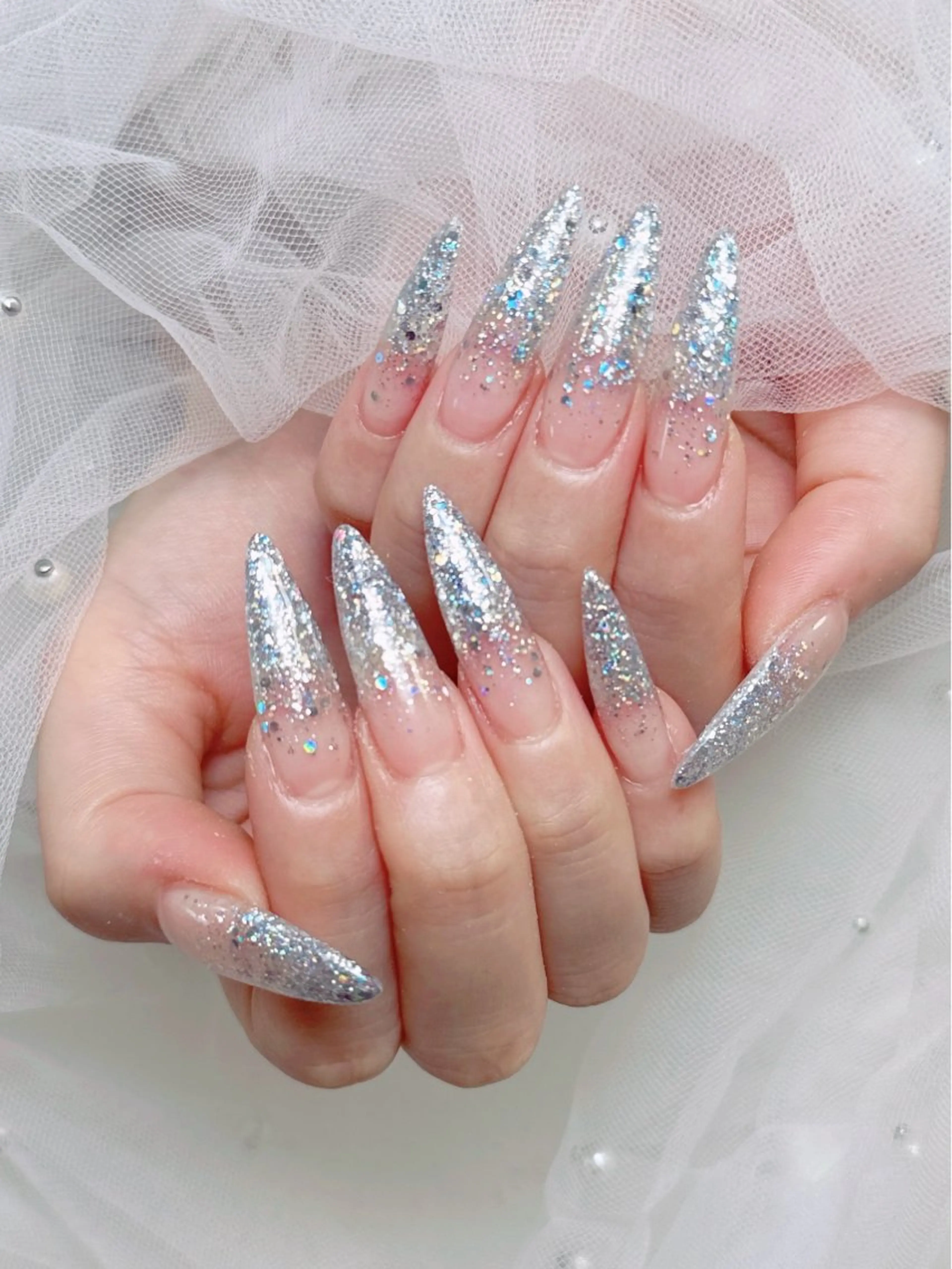 ネイル フレンチネイル ジェルネイル ハート 韓国ネイル マグネットネイル ハンドネイル ロータス ネイルサロンのネイルデザイン