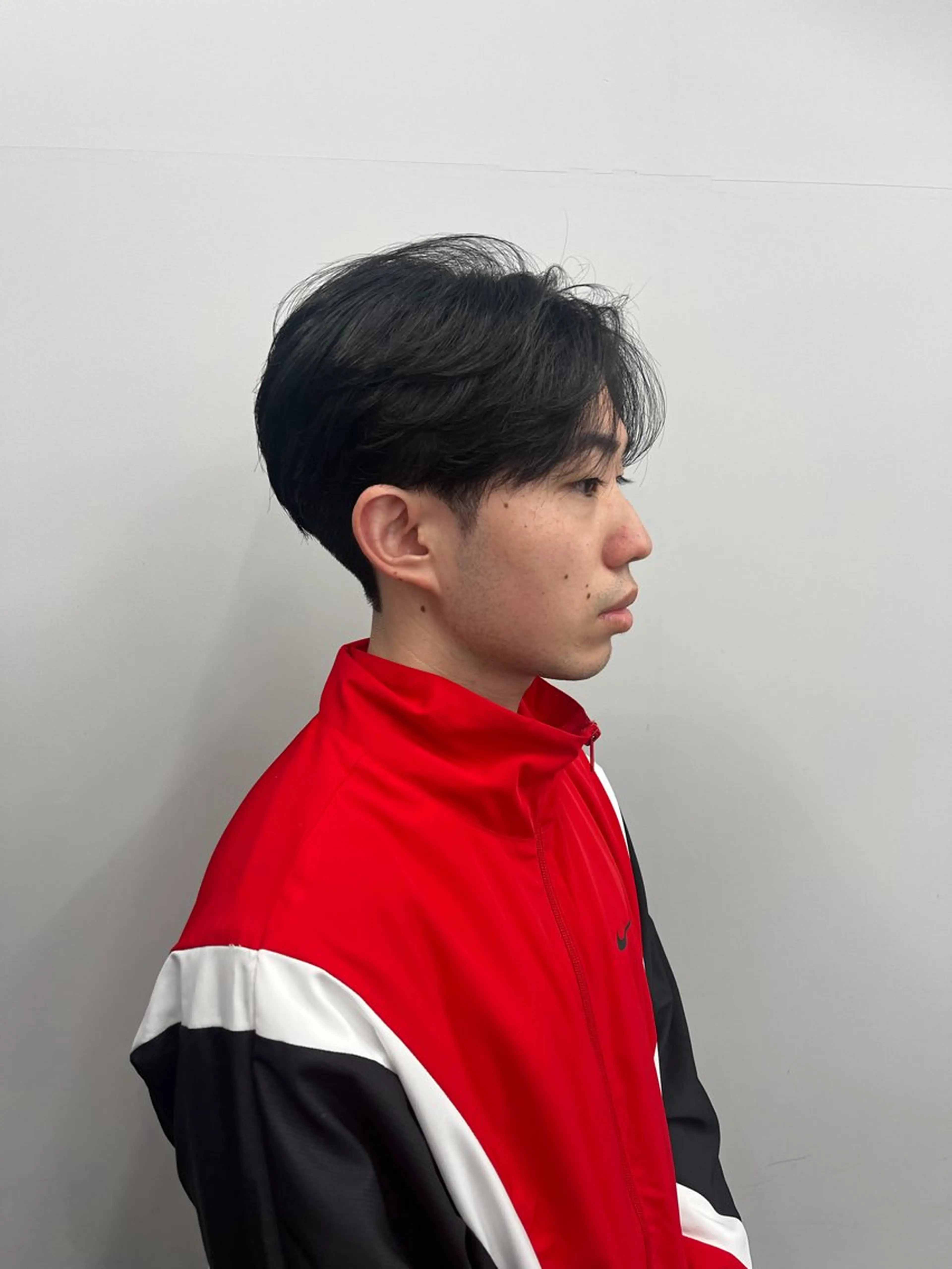 ミディアム パーマ メンズ ニュアンスパーマ/ ウルフ/ときなのヘアスタイル