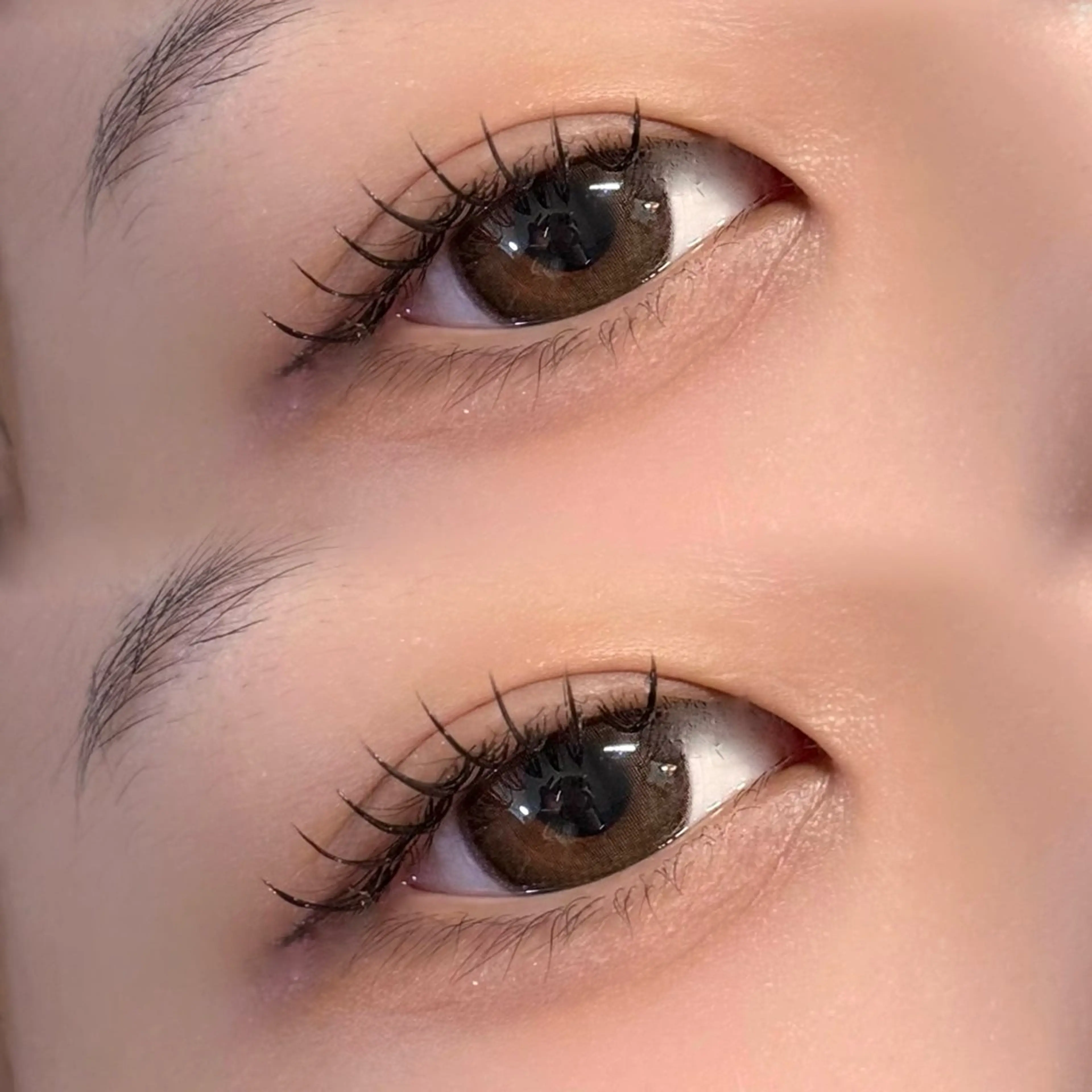 マツエク・マツパ 束感まつ毛 フラットラッシュ 韓国風マツエク ワンホンマツエク マツエク téa. reina/表参道のマツエク・マツパデザイン