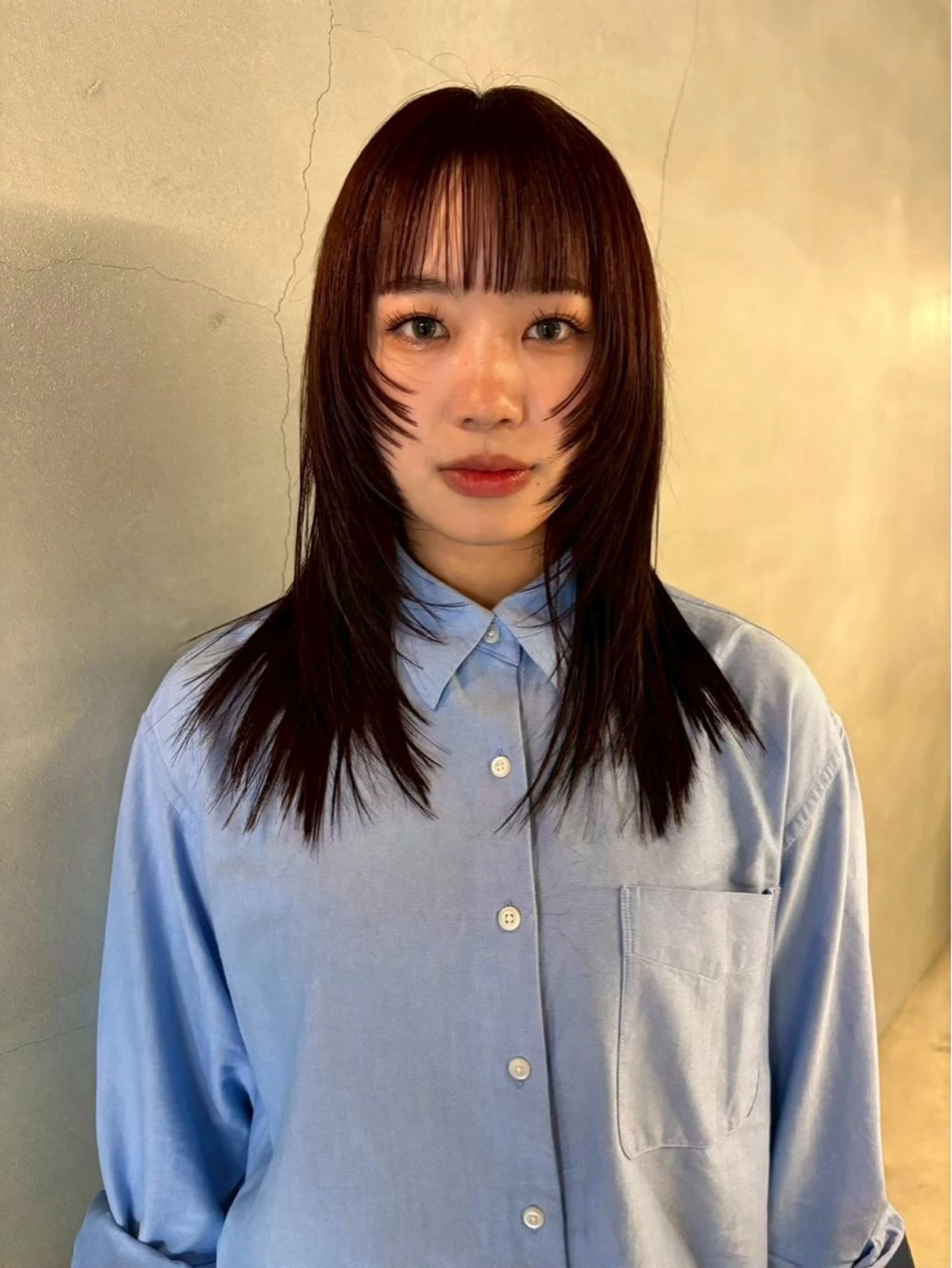 カラー 纐纈 釉羽のヘアスタイル