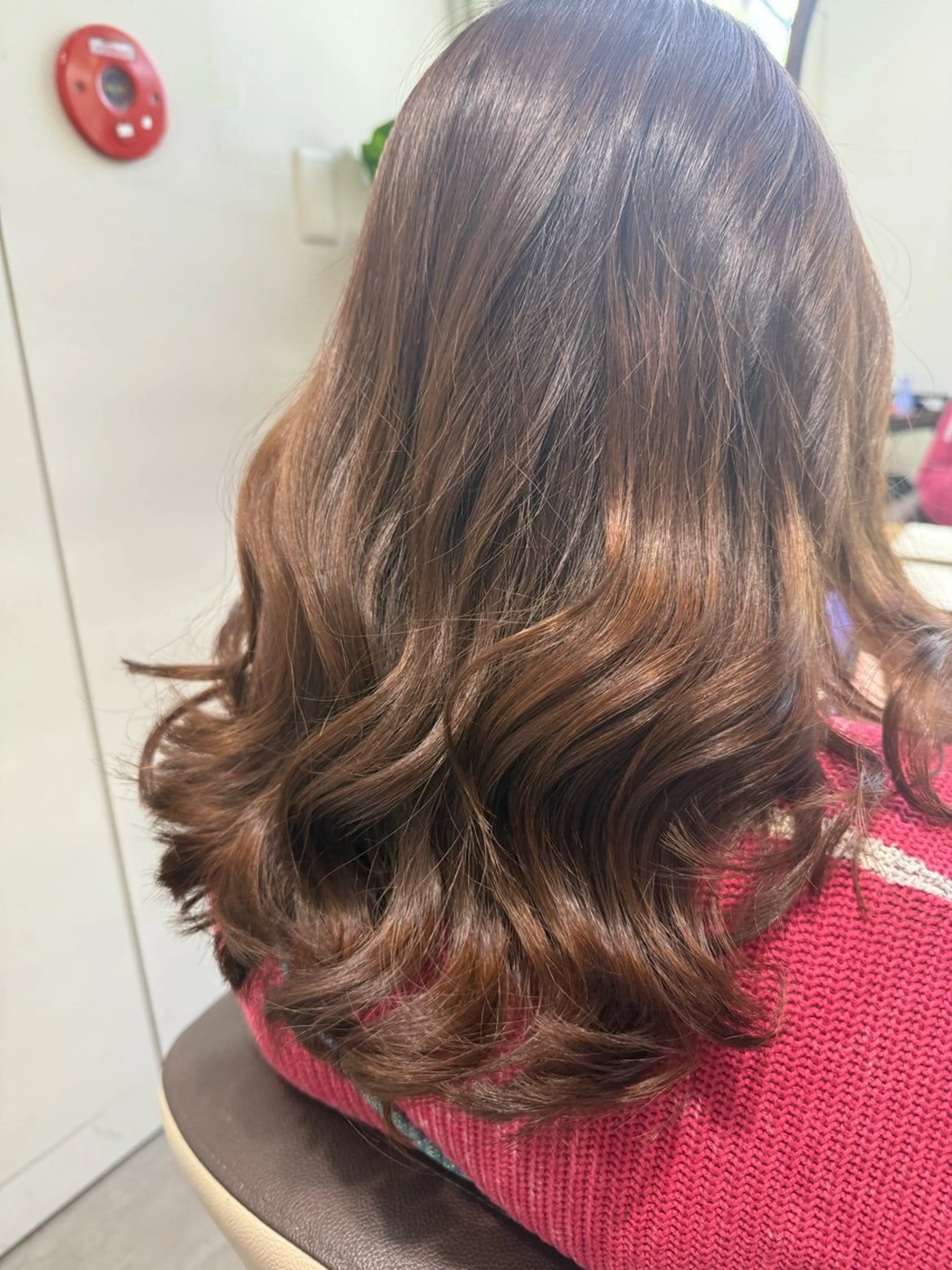 セミロング カラー グレージュ ヘアカラー トリートメント RINA .のヘアスタイル