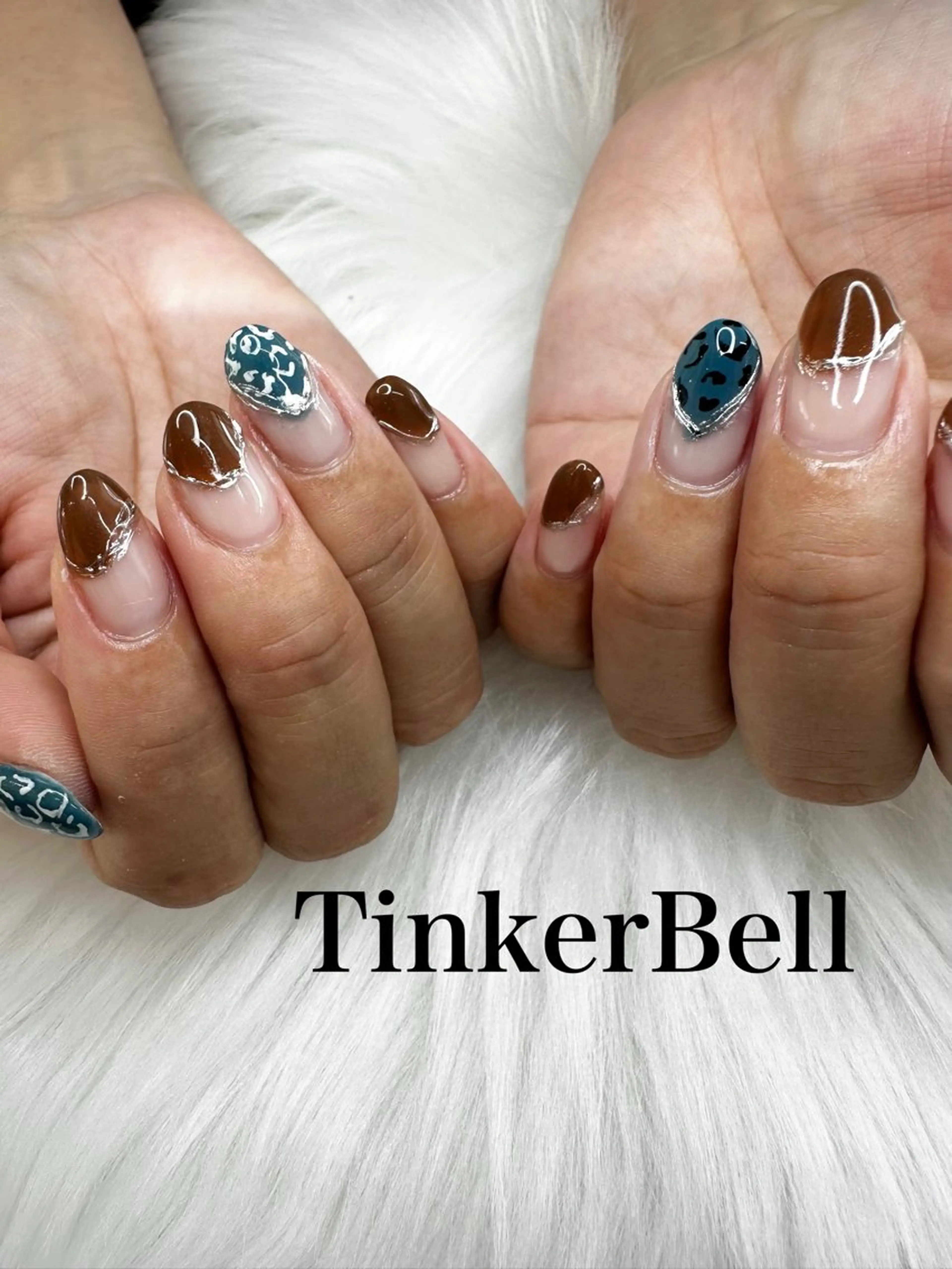 ネイル シンプルネイル ハンドネイル Tinker Bellのネイルデザイン