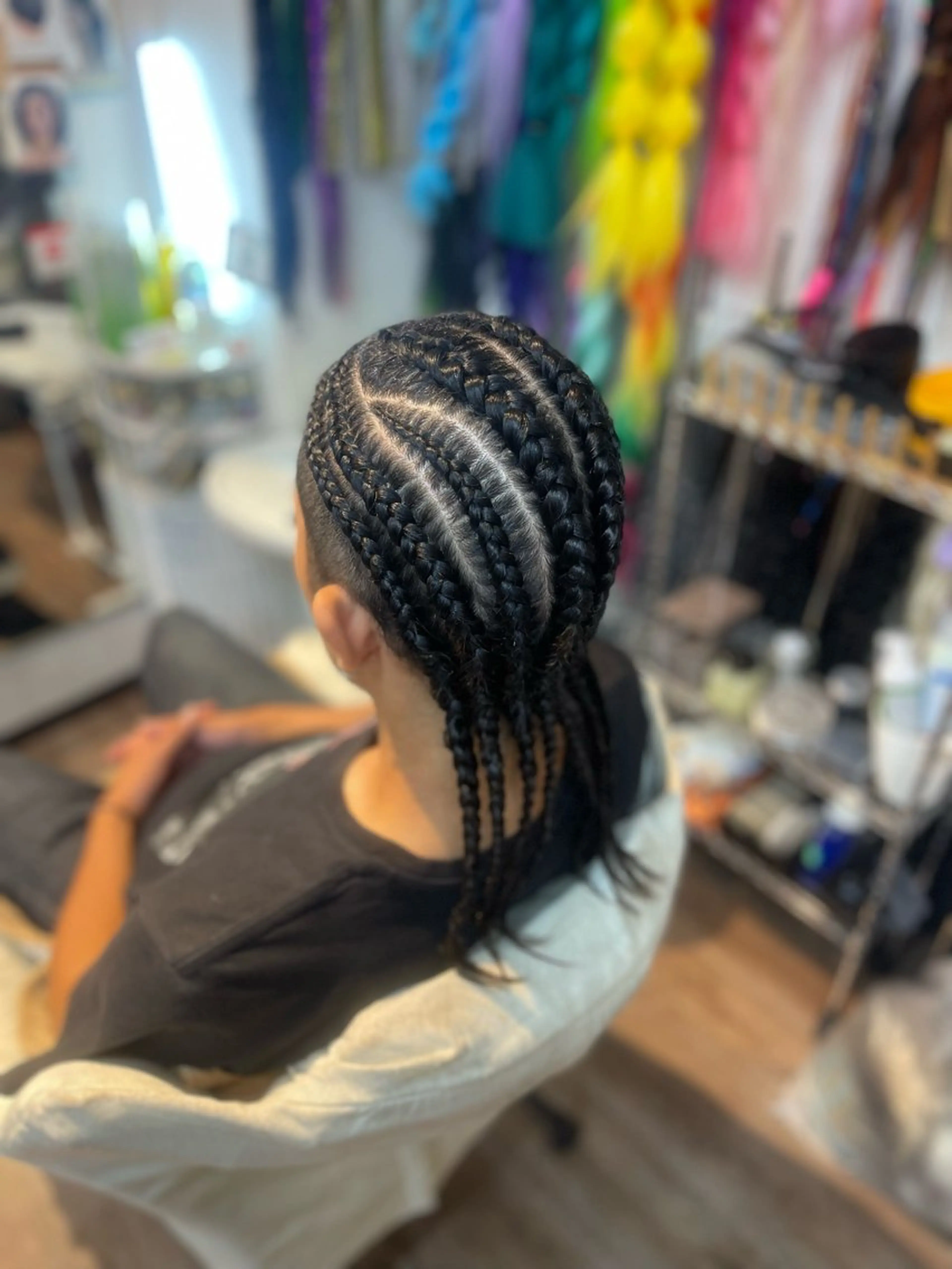 ミディアム ヘアアレンジ メンズ キッズ ヘアセット scamp所属・scamp⭐️ さくらのヘアスタイル