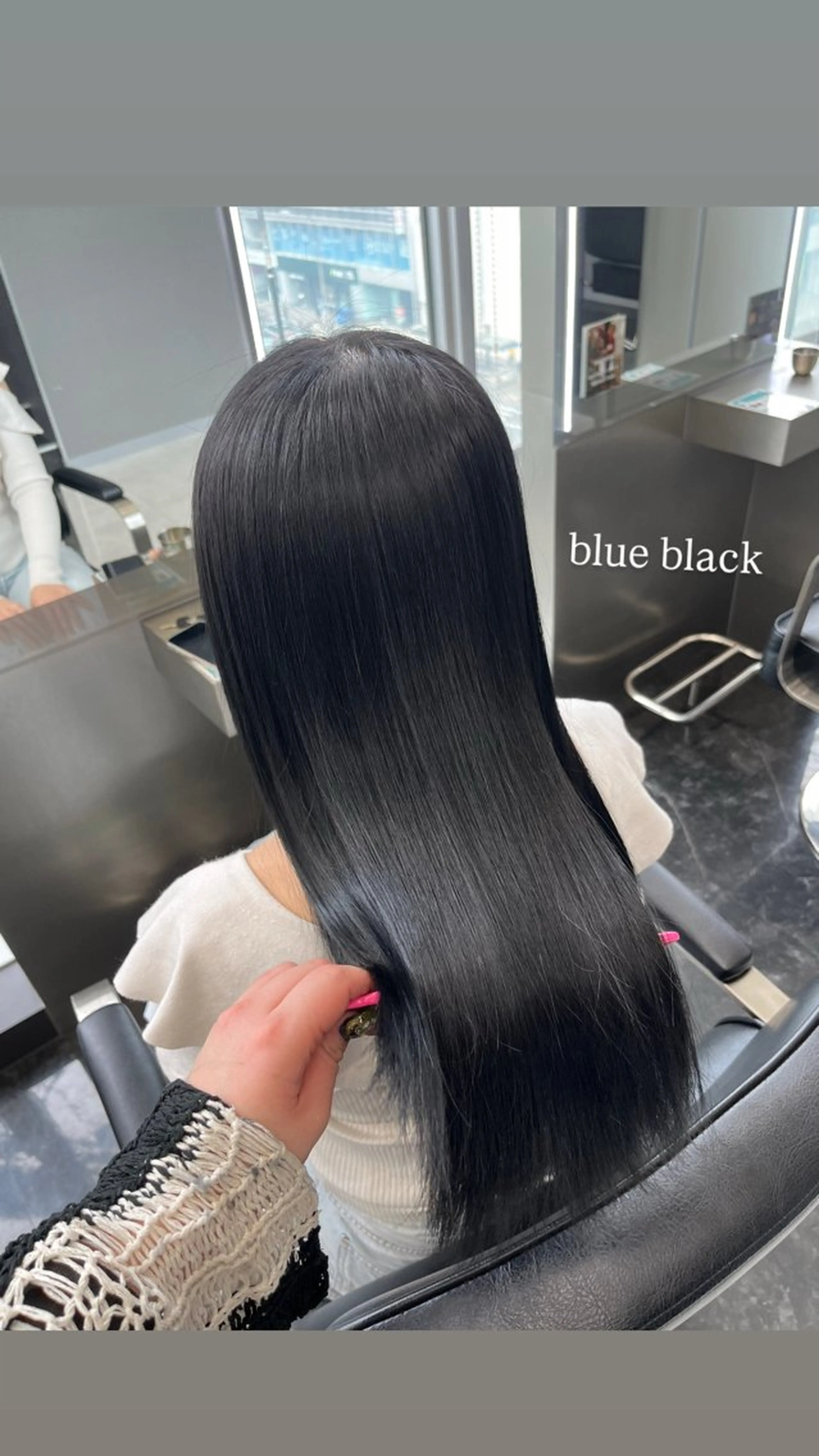 セミロング カラー ヘアアレンジ カット ヘアカラー トリートメント ヘアセット ハイトーン/透明感 髪質改善/rinaのヘアスタイル