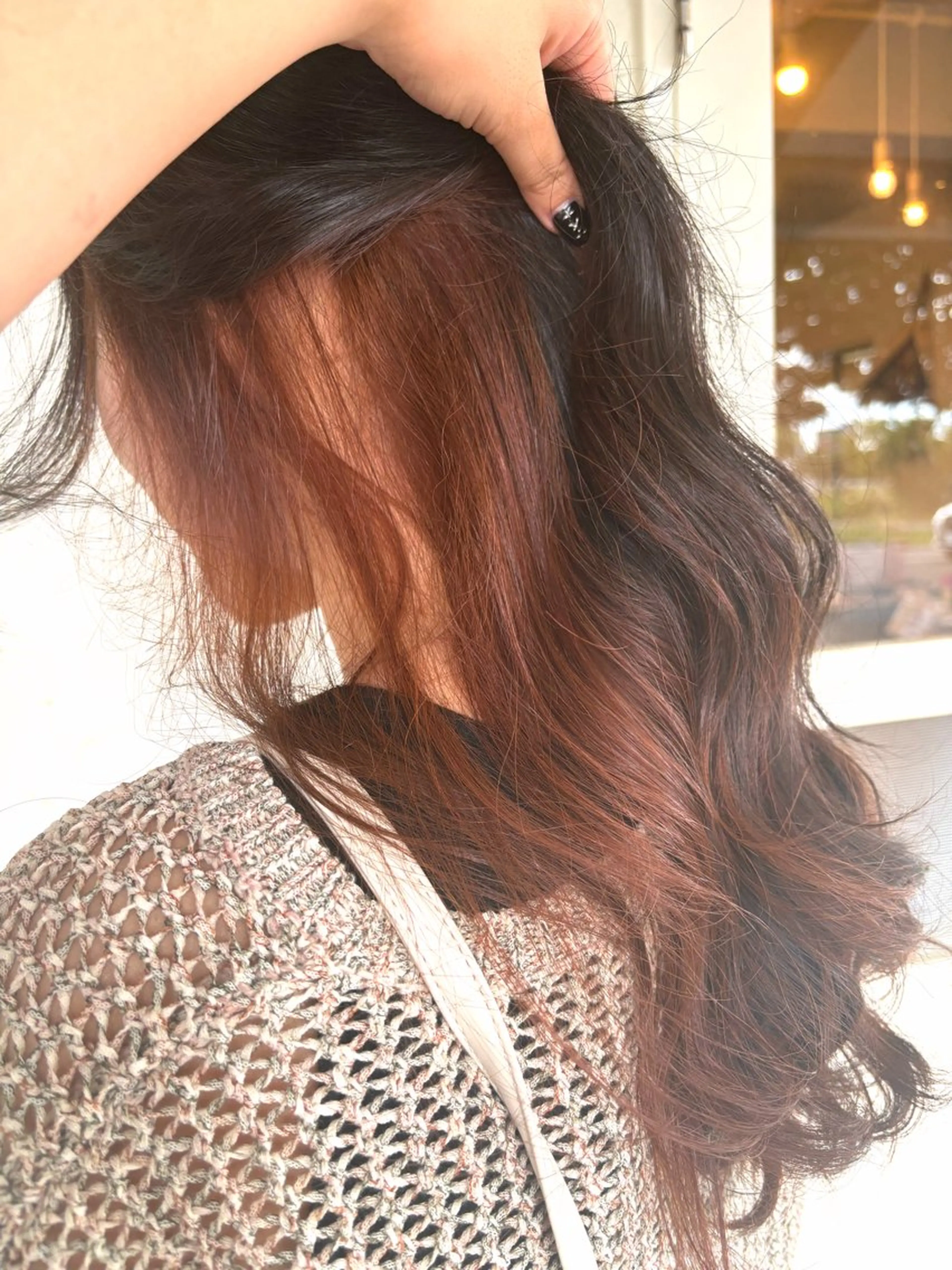 ロング ルプラボウ あいか 韓国ヘア/艶髪のヘアスタイル