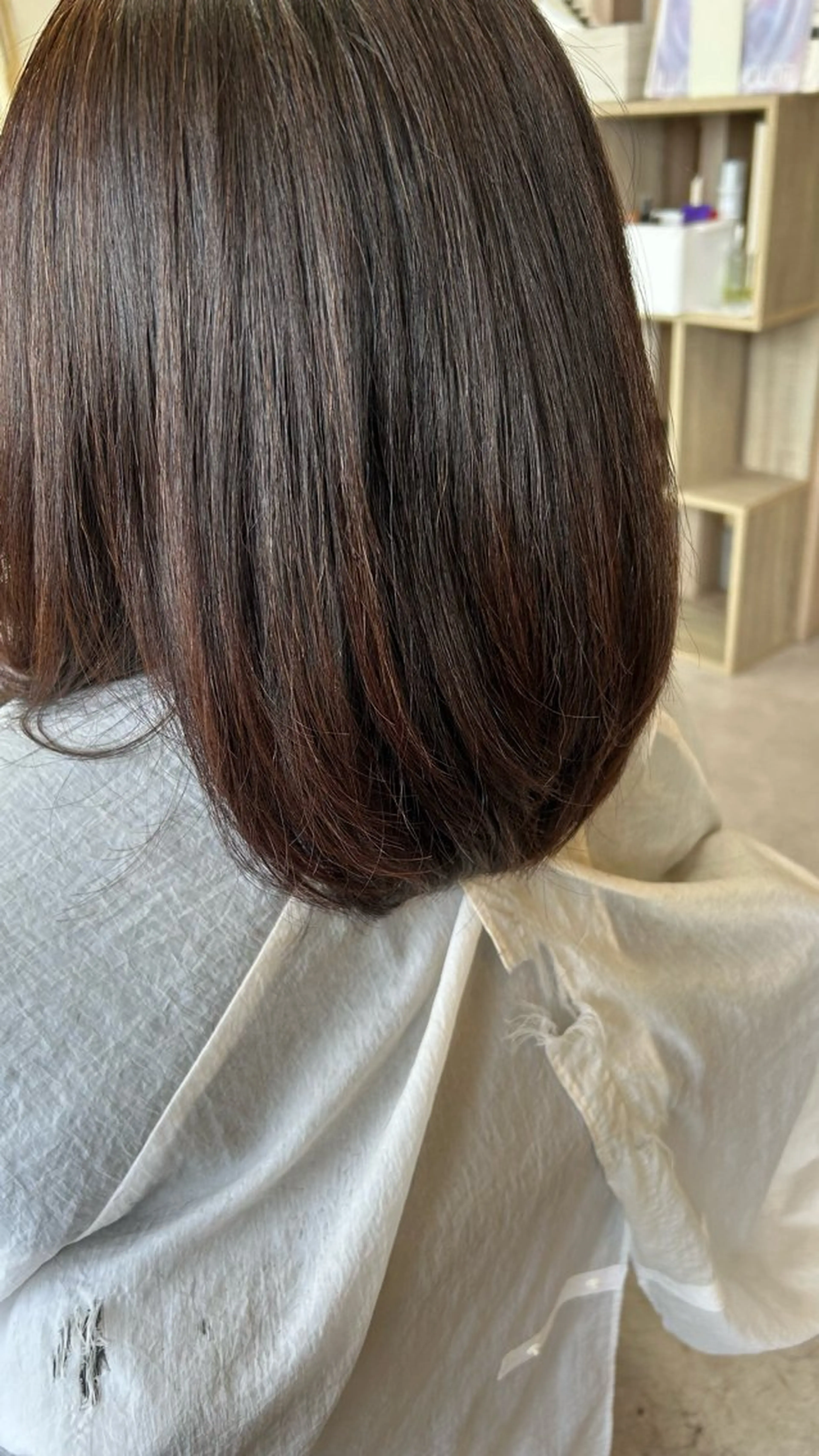 ミディアム TERUYA shionのヘアスタイル